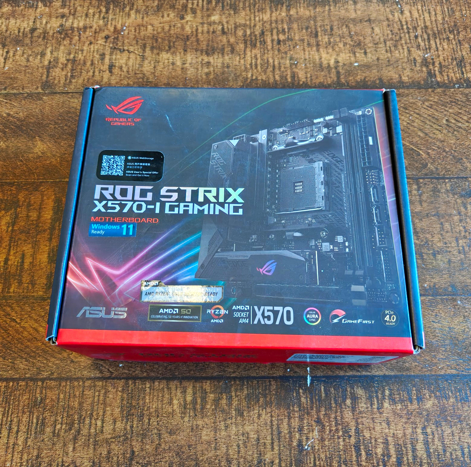 ASUS ROG STRIX X570-I GAMING Mini-ITX AM4 DDR4 USB 3.2 Gaming