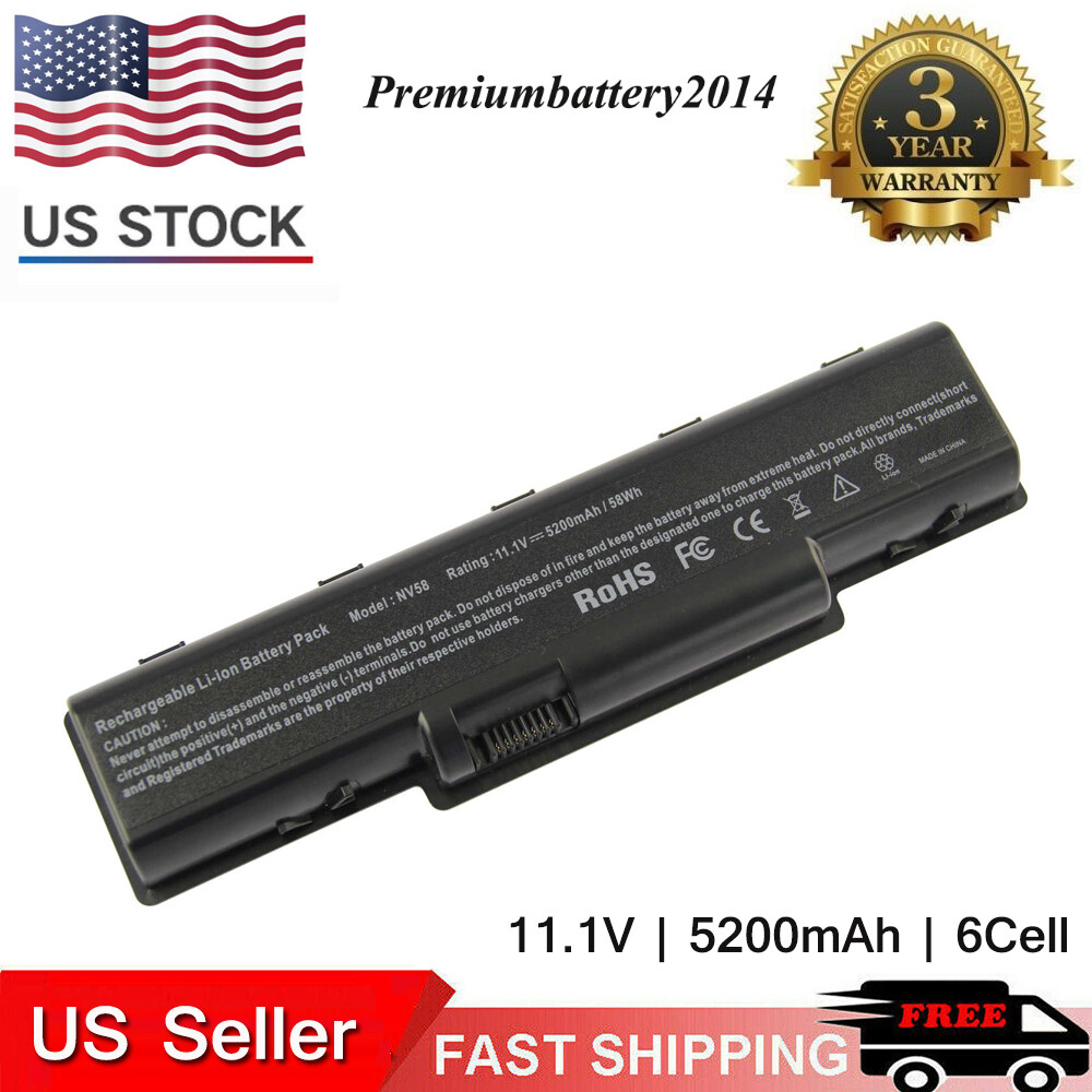 Battery for Acer eMachines D520 D525 D725 E430 E525 E625 E627 E630 E725 G525 US