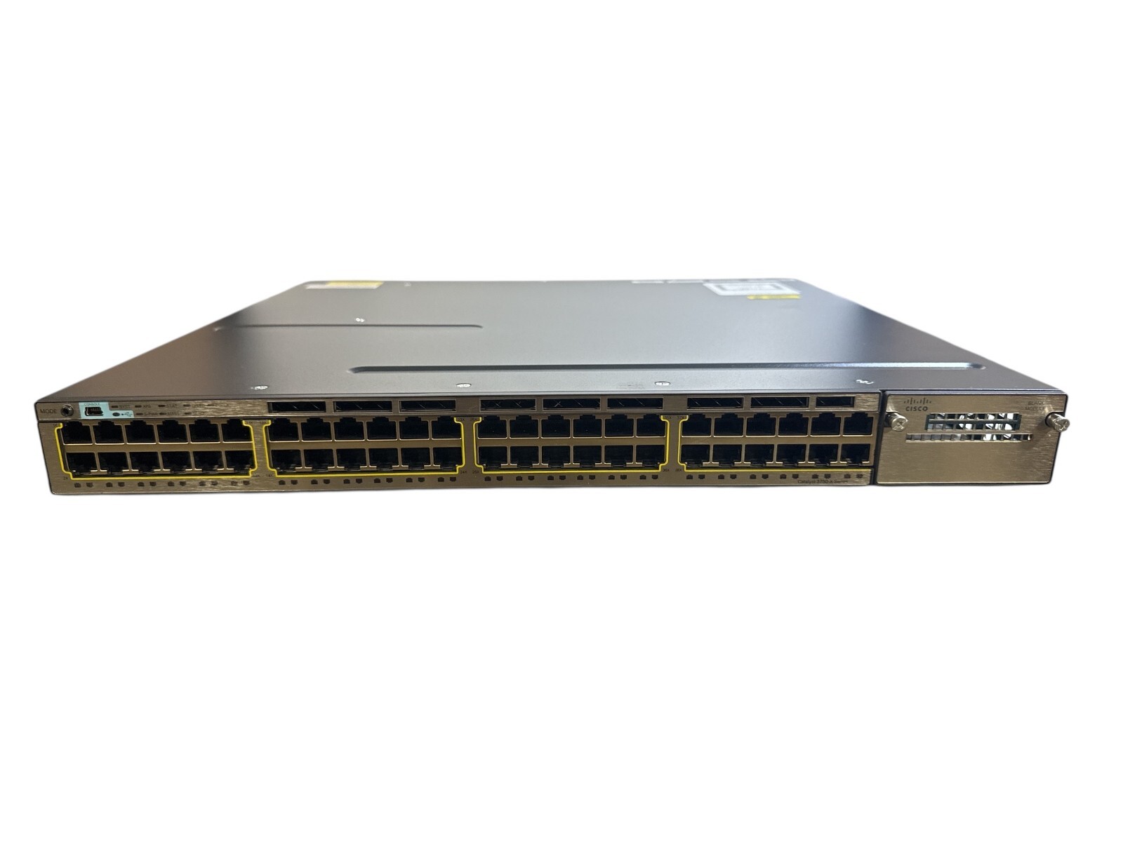 Cisco  Catalyst (WS-C3750X-48T-L) 48-Ports Rack-Mountable Switch