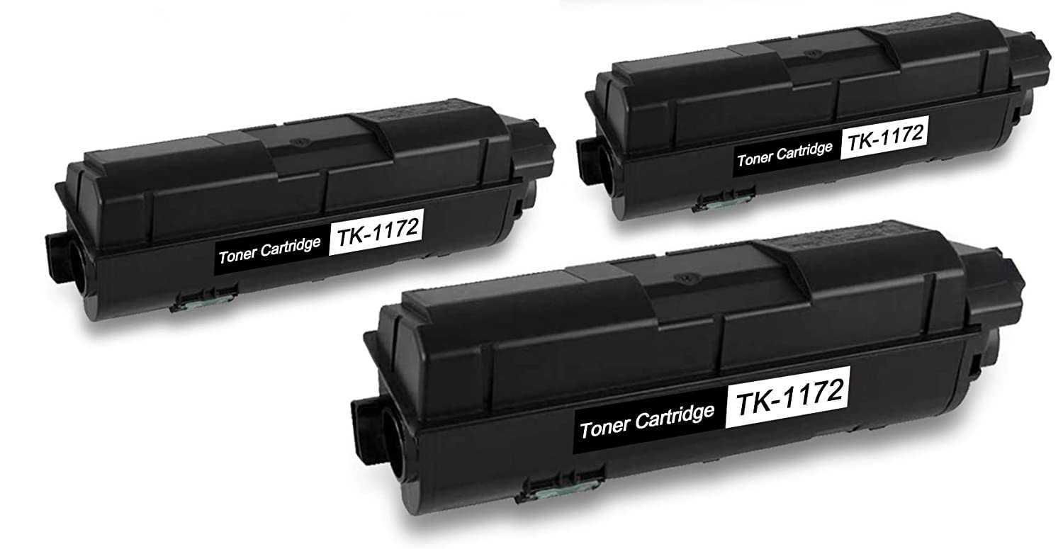 3PK Compatible TK-1172 Toner For Kyocera Mita ECOSYS M2040dn M2540dw M2640idw