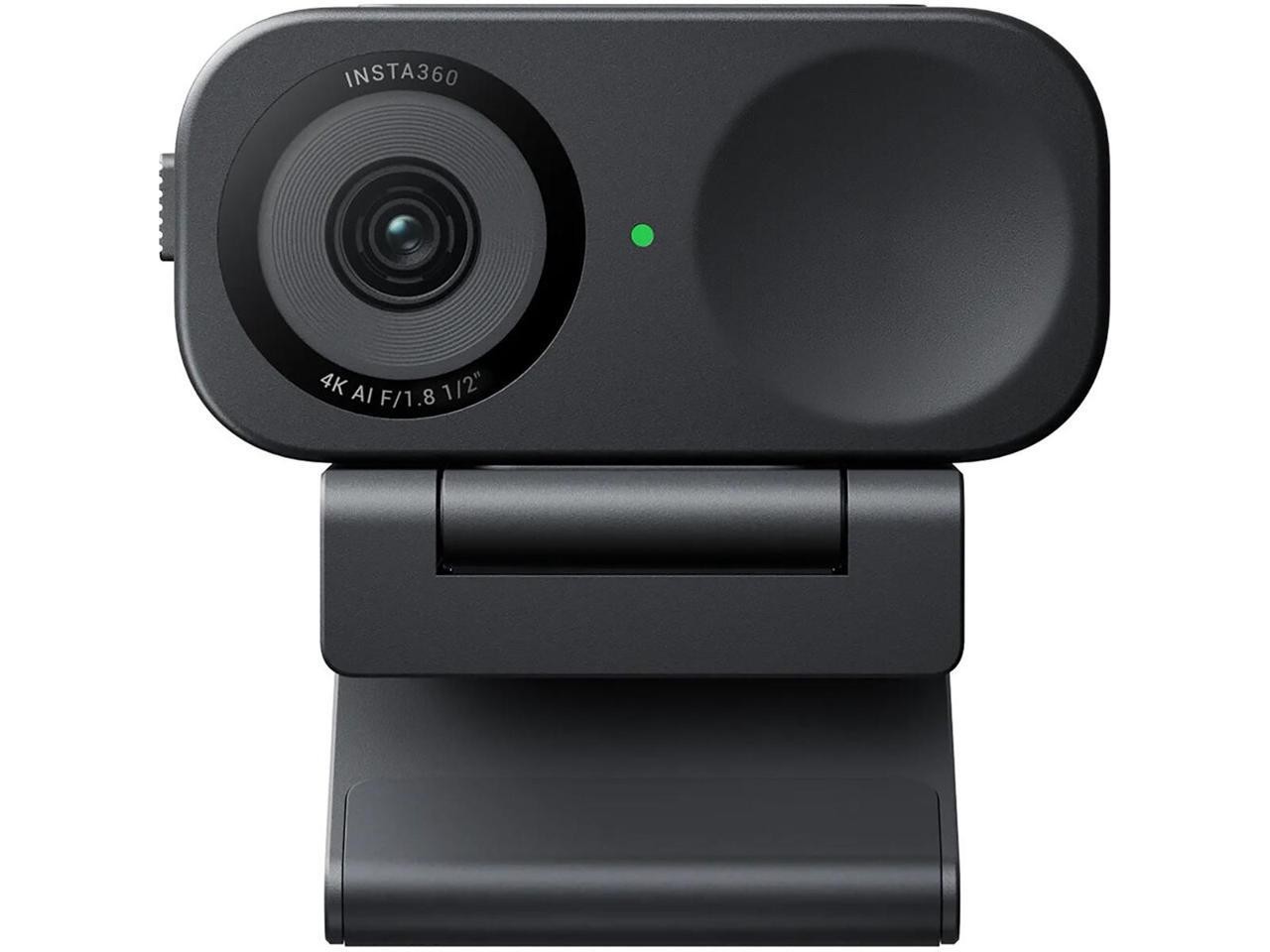 Insta360 Link 2C Pro 4K Ultra HD AI-Powered Webcam, Graphite Black