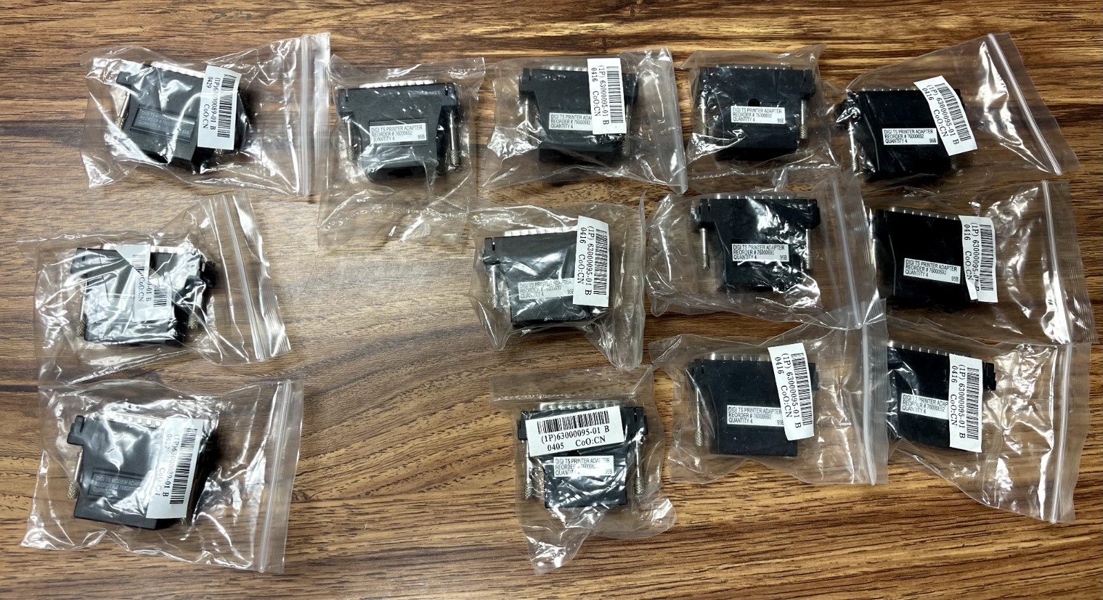 Lot 13 Digi TS Adapters 10x Printer 76000692 + 3x Modem 76000700 Adapters NEW