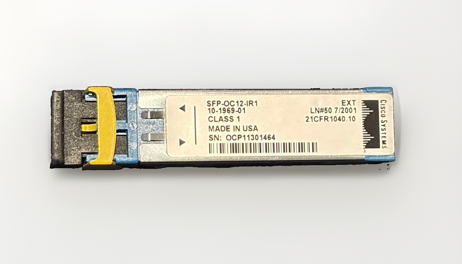 Genuine CISCO SFP-OC12-IR1 10-1969-01 21CFR1040.10