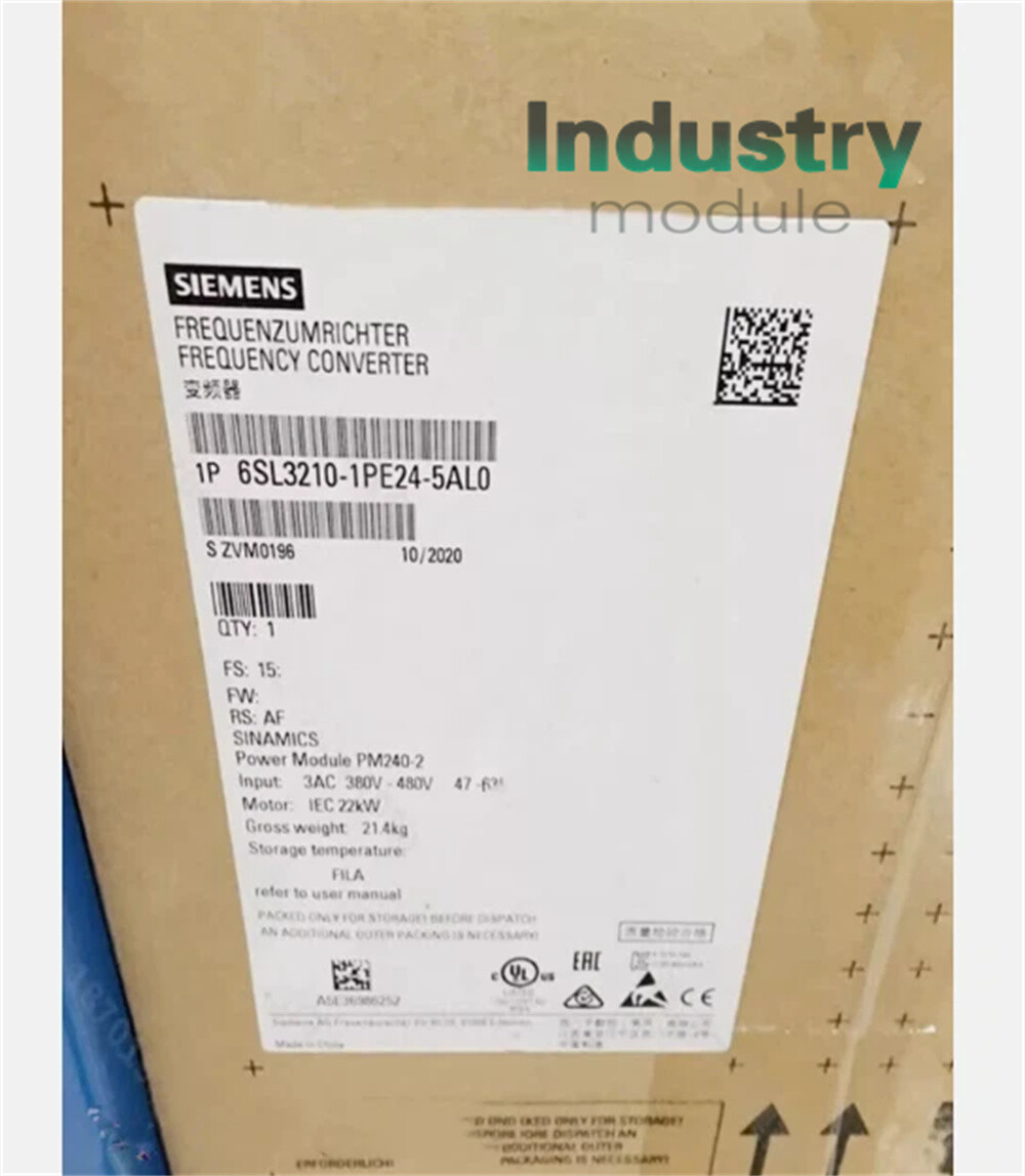 1PCS New Siemens 6SL3210-1PE24-5AL0 6SL3 210-1PE24-5AL0 In Box Expedited Ship