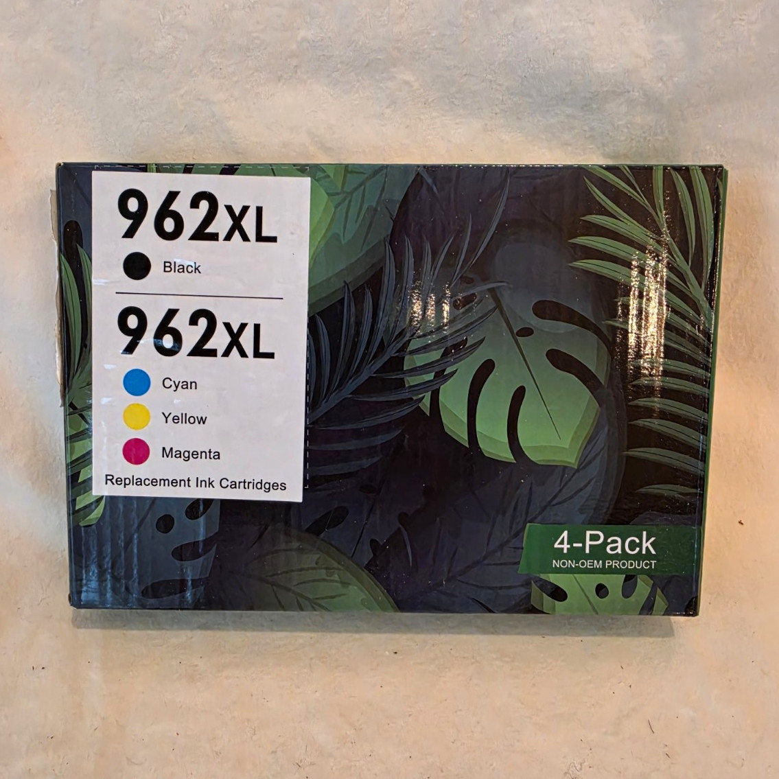962XL Replacement Ink Cartridges 4-Pack BK/C/Y/M for HP OfficeJet Pro 9010