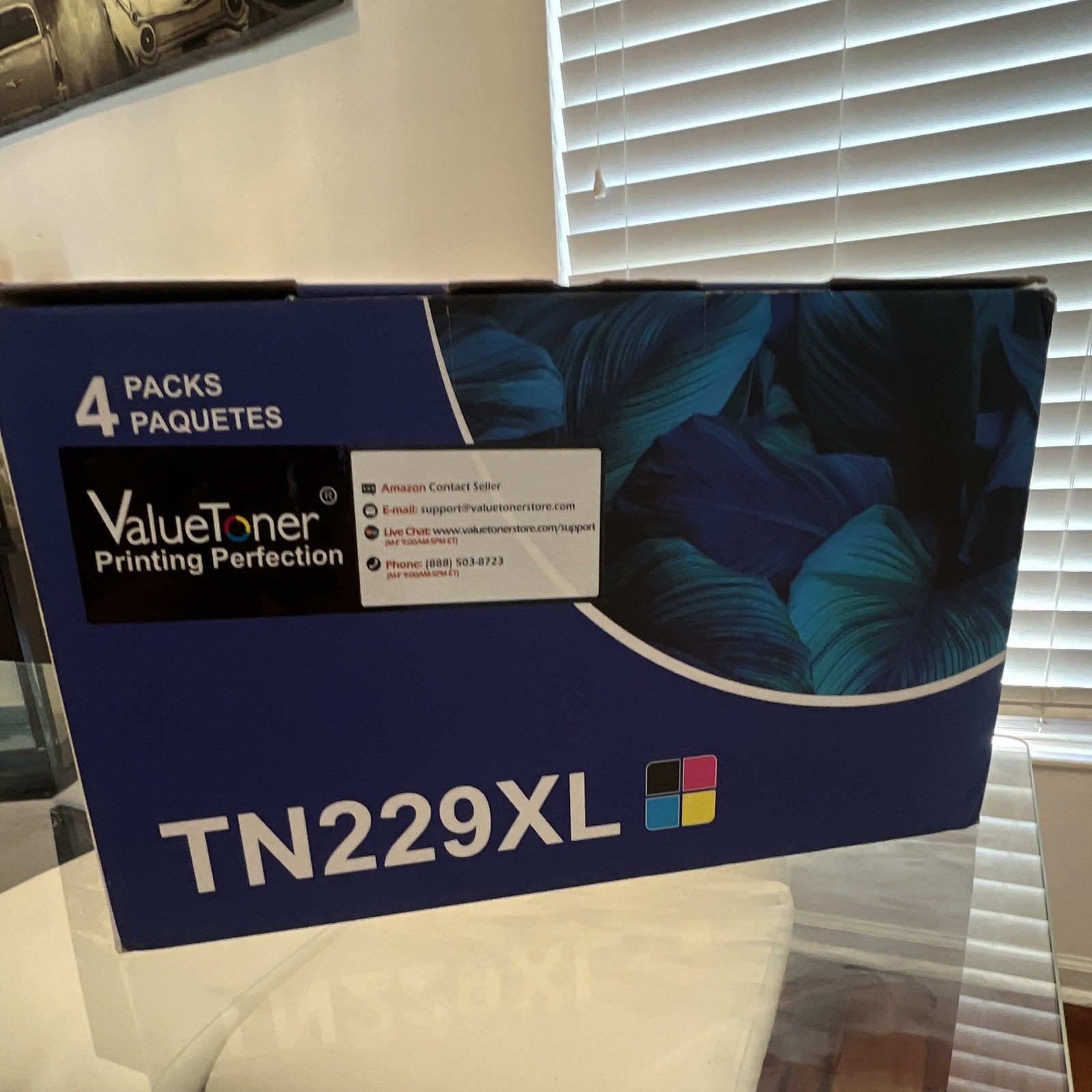 ValueToner TN229XL High Yield Toner 4-Pack CMYK for Brother Laser
