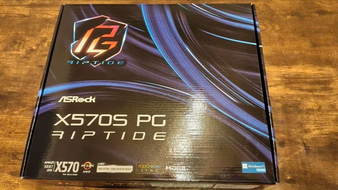 ASRock X570S PG Riptide ATX Motherboard AMD AM4 Ryzen DDR4 PCIe 4.0 2.5G LAN