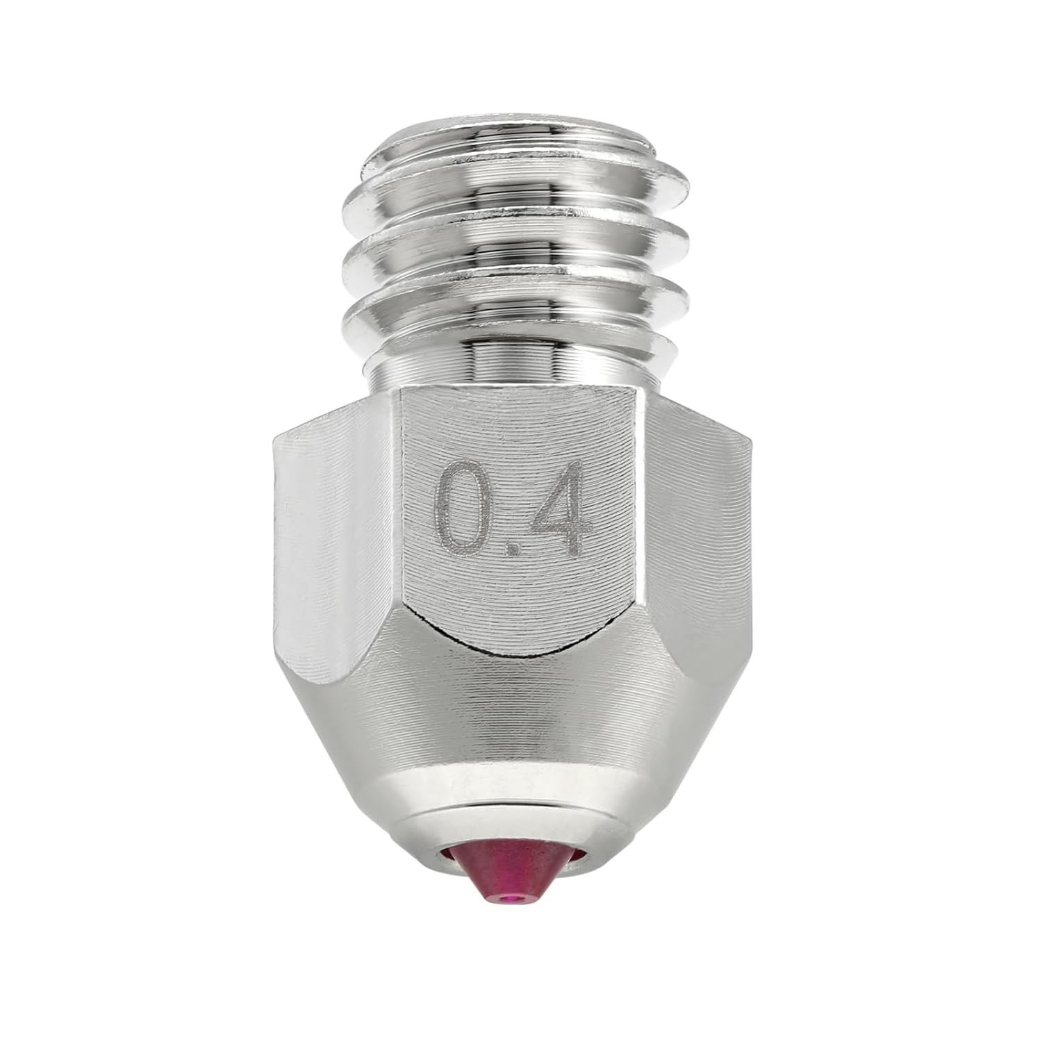 Ruby Tip MK8 Nozzle 0.4Mm for Ender 3, CR-10, Elegoo Neptune 3 etc