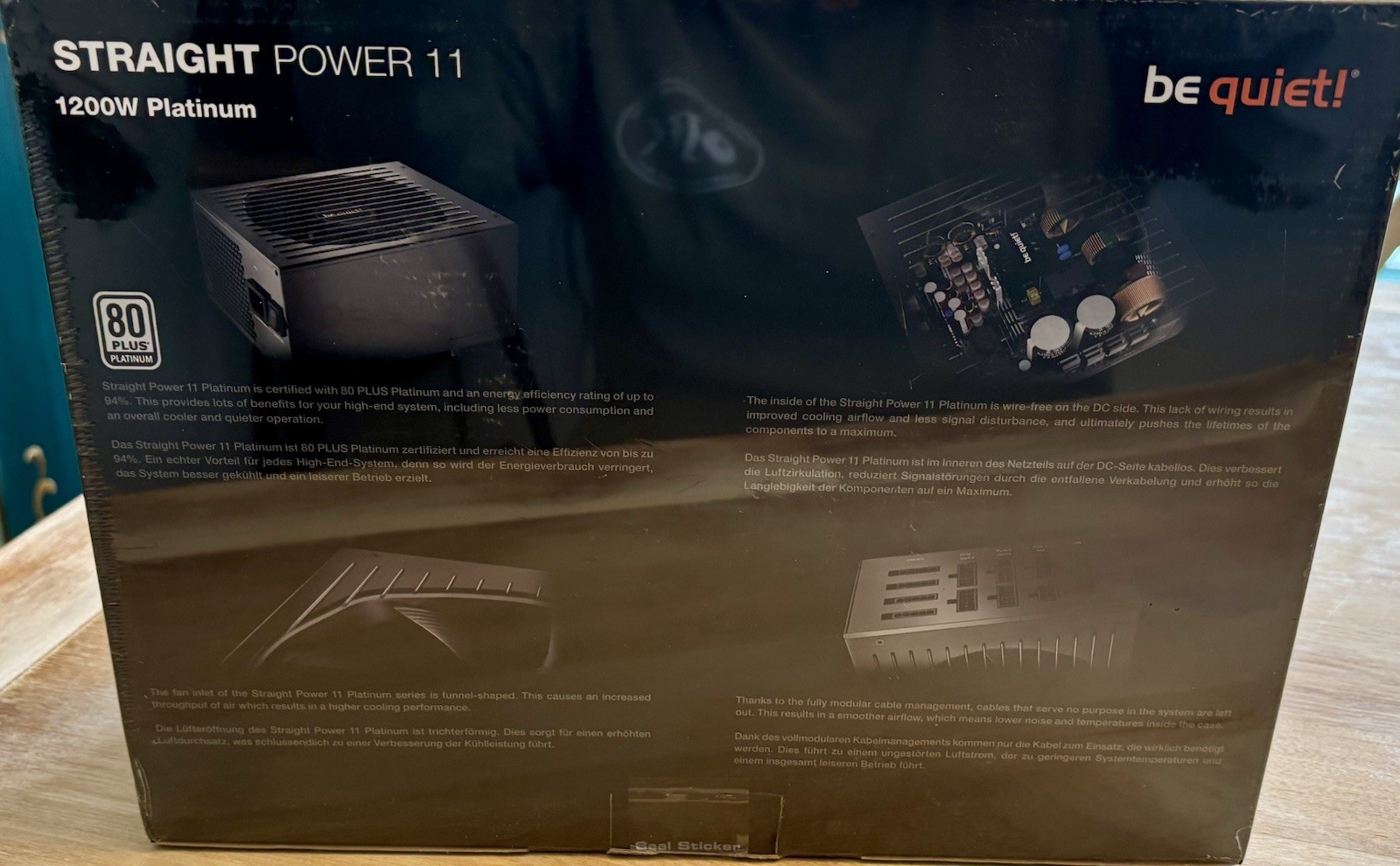 be quiet Straight Power 11 1200W Platinum Power Supply (US Plug)