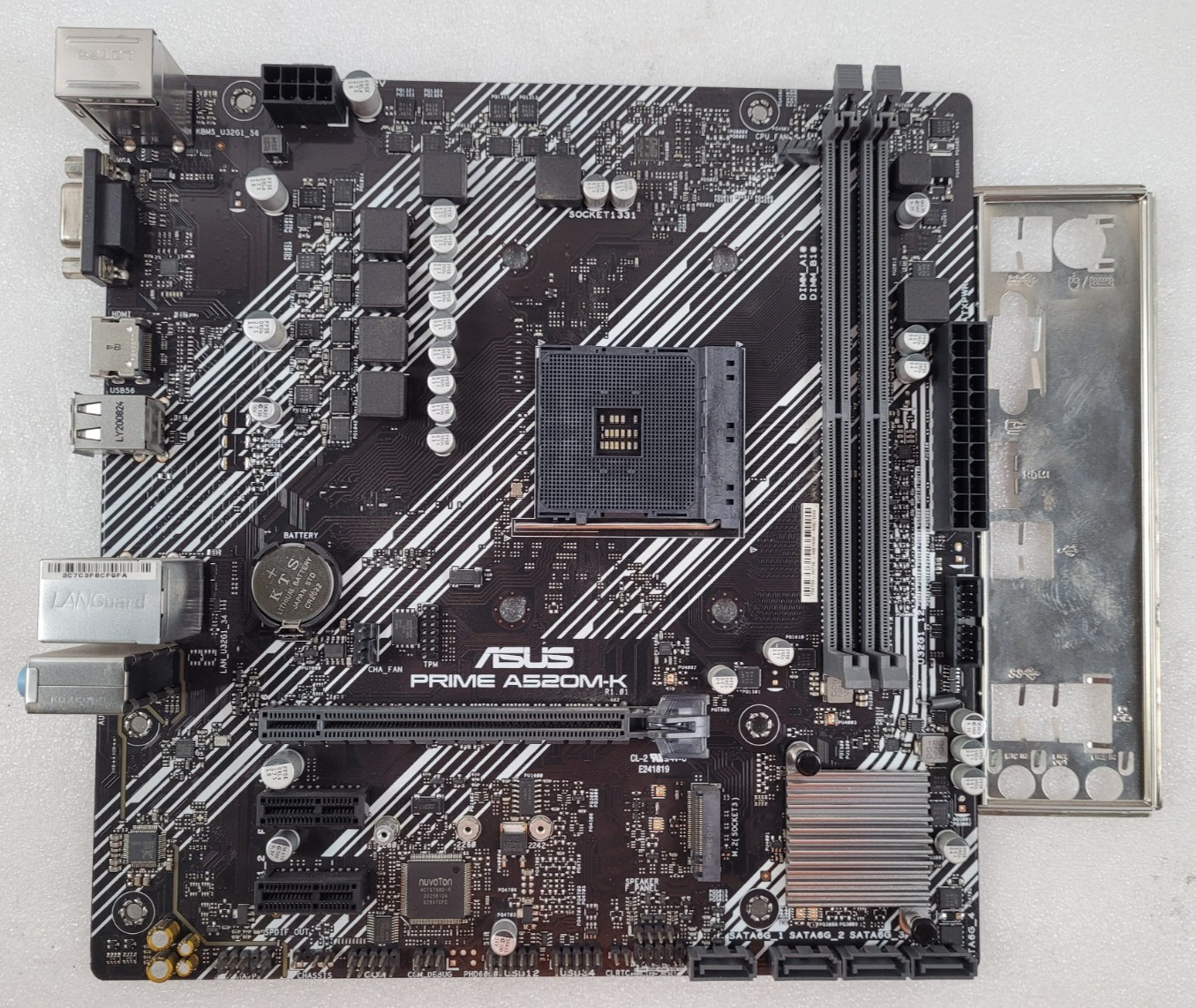 Asus Prime A520M-K AM4 microATX AMD DDR4 Motherboard