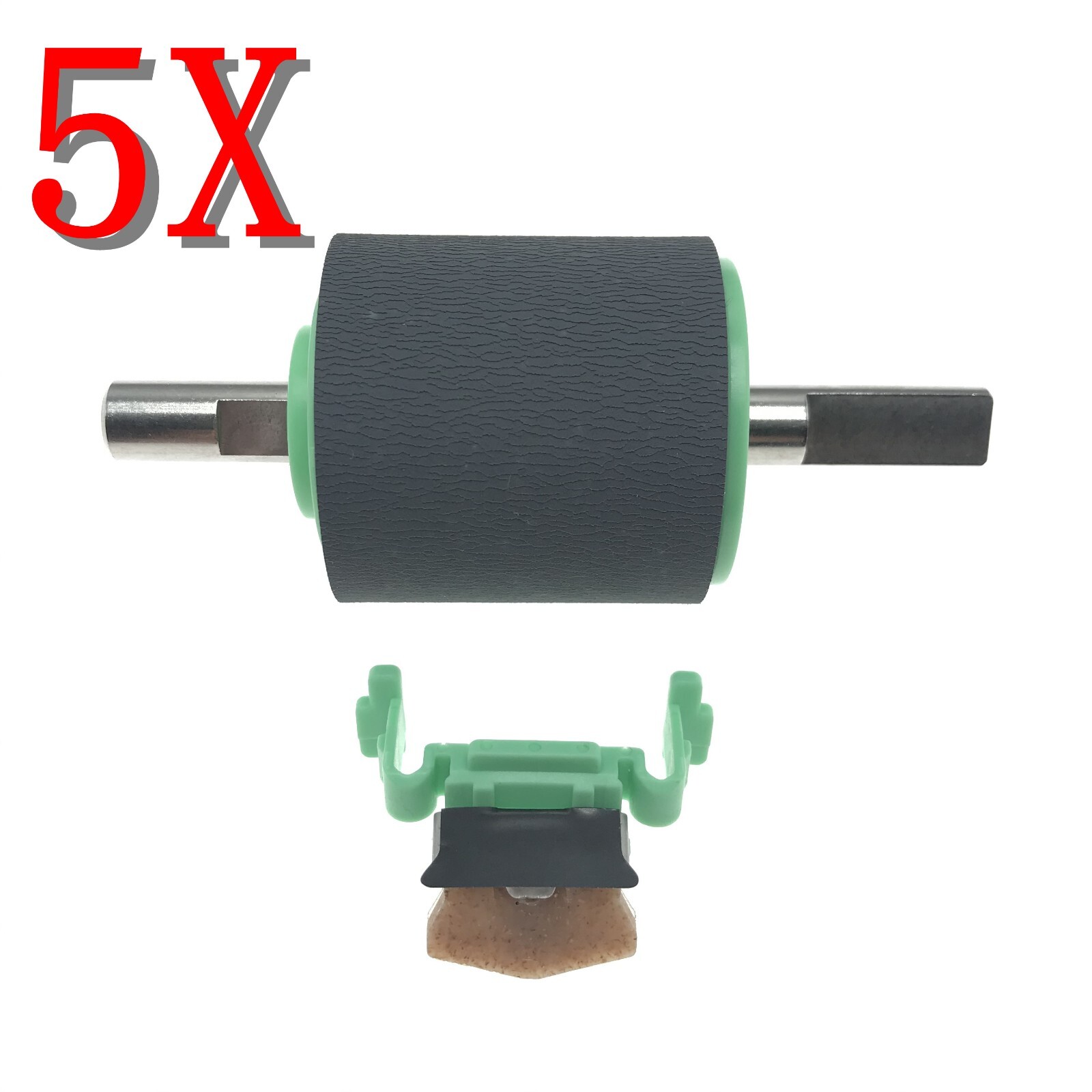5X Pickup Roller Separation Pad for Brother ADS-2100W ADS-2500W ADS2600W ADS2000