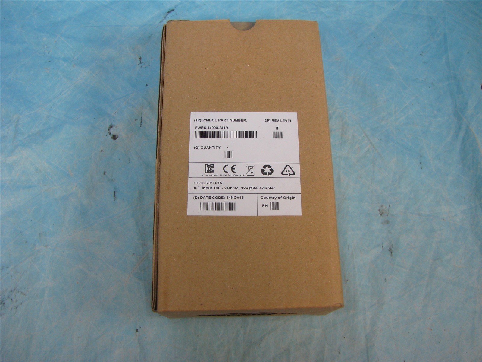 Motorola PWRS-14000-241R - 12V@9A (AC Power Adapter)  - NEW