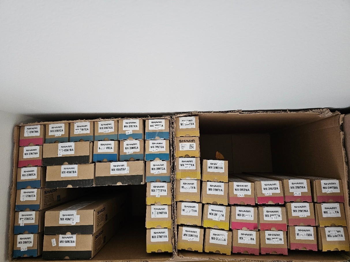 Sharp toner Huge lot liquidation MX27NT MX31NT MX45NT MX50NT Toner