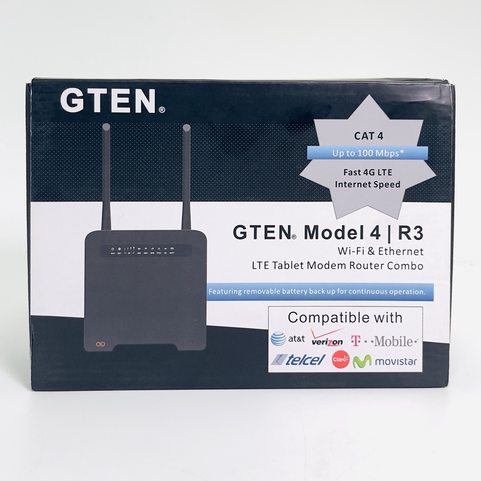 GTEN Model 4 R3 LTE Modem / Router (4G) – Basic Modem / WAN / Compact Design