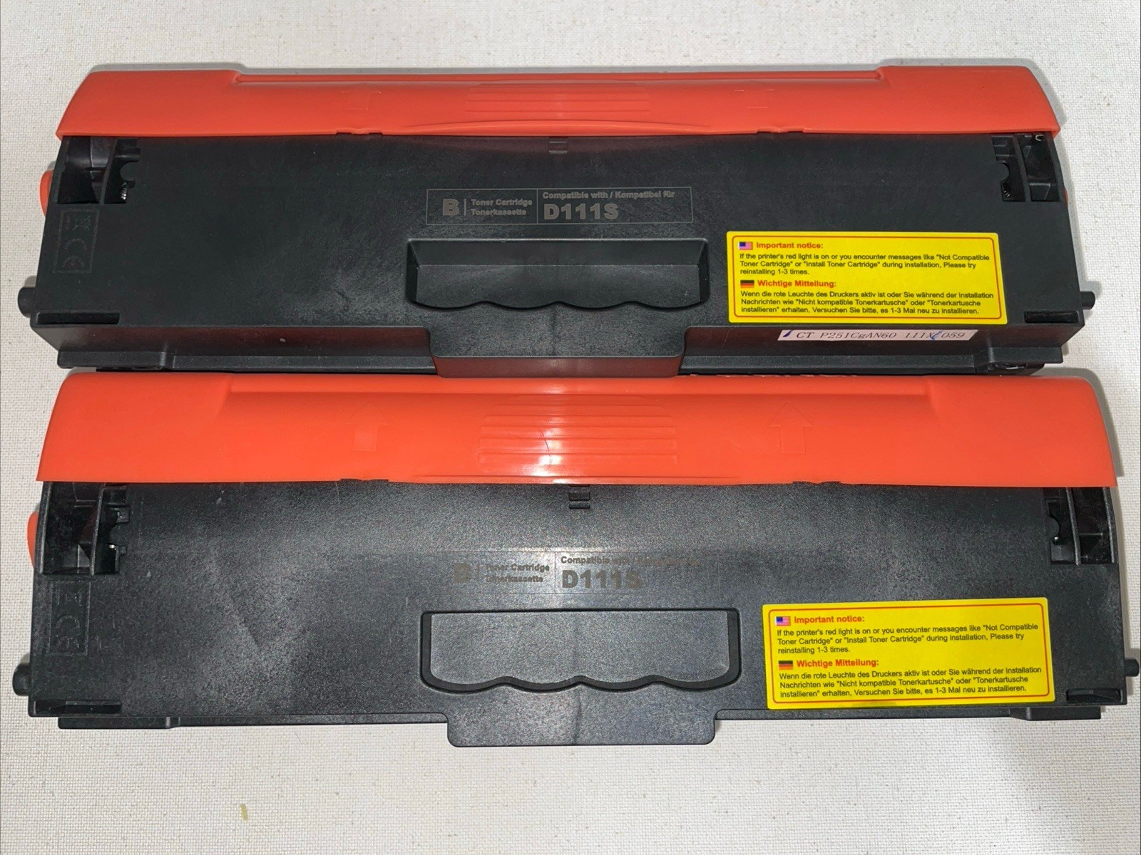 EZink Premium Toner Cartridge MLT-D111S High Yield Sealed Multicolor 2PCS