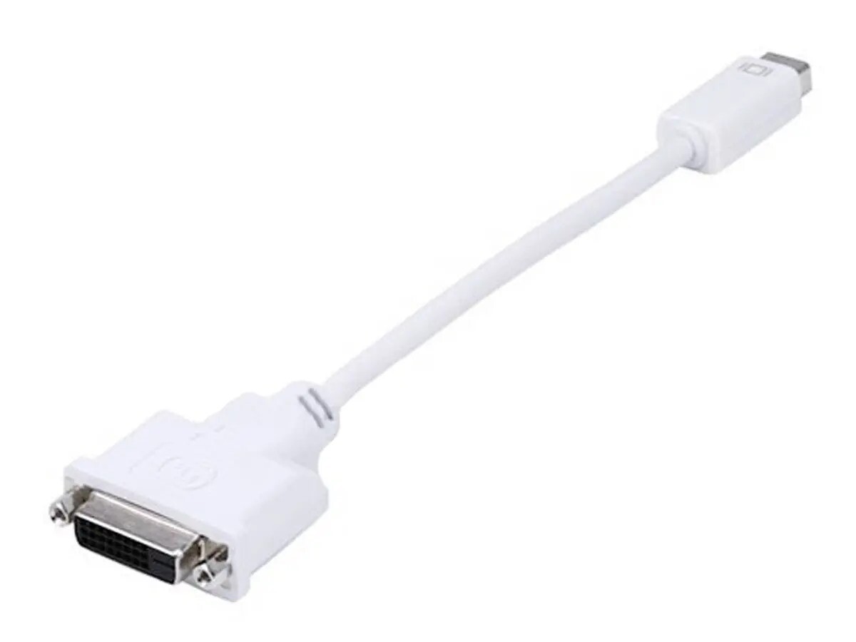 Monoprice (4851) Female Mini-DVI to Female DVI White Adapter Wire - 1 Lot of 29