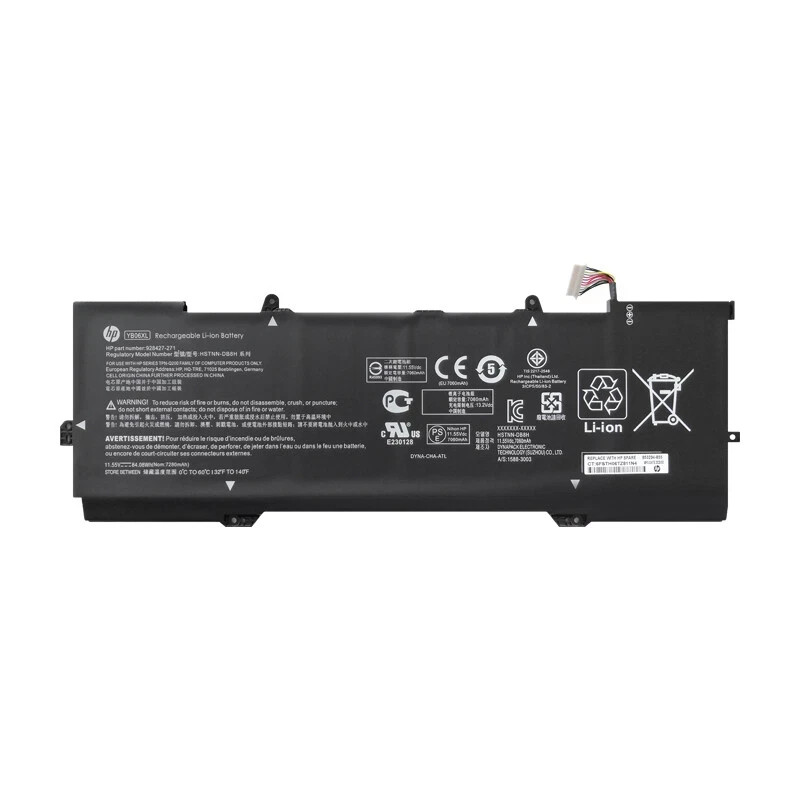 Genuine 84.08Wh Battery YB06XL For HP Spectre X360 15-CH 2018 HSTNN-DB8H YBO6XL