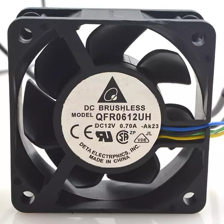 Delta QFR0612UH 6025 12V 0.70A 6CM 4-Wire PWM Cooling Fan