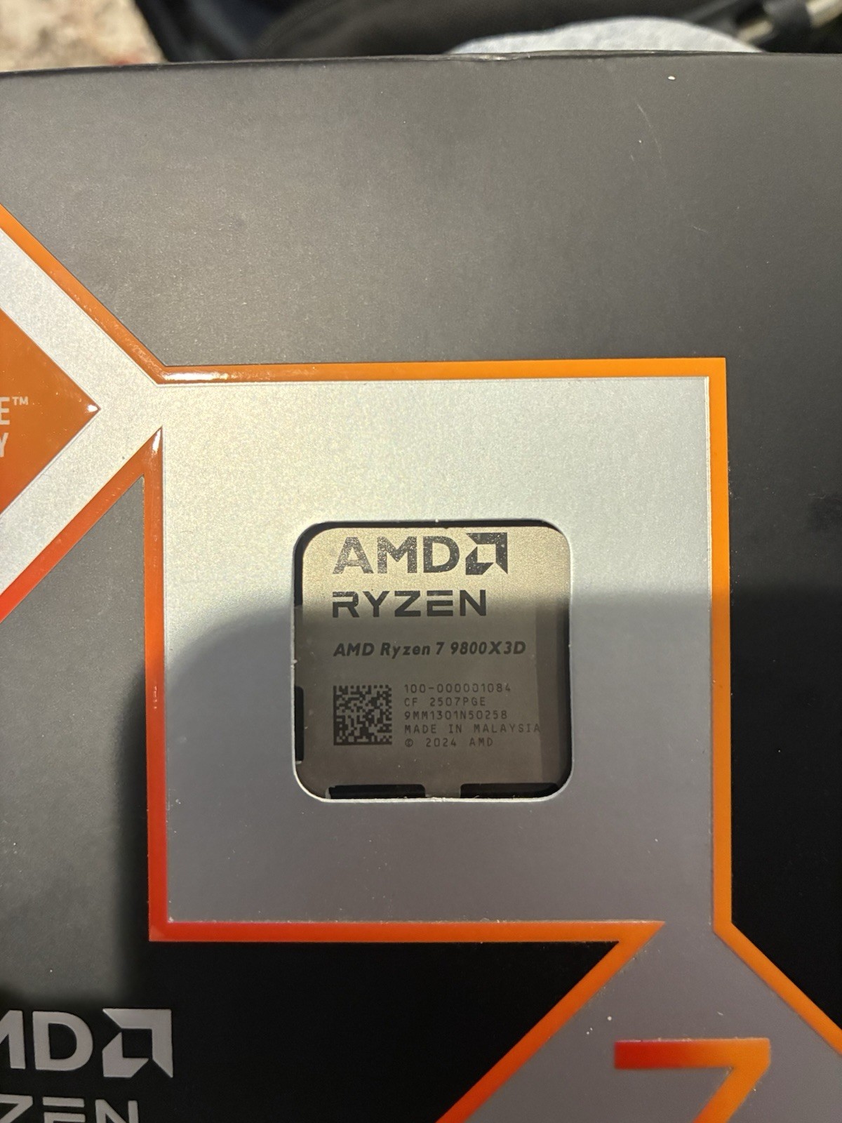 AMD Ryzen 7 9800X3D 8-Core 16-Thread AM5 CPU Processor Brand New Unused