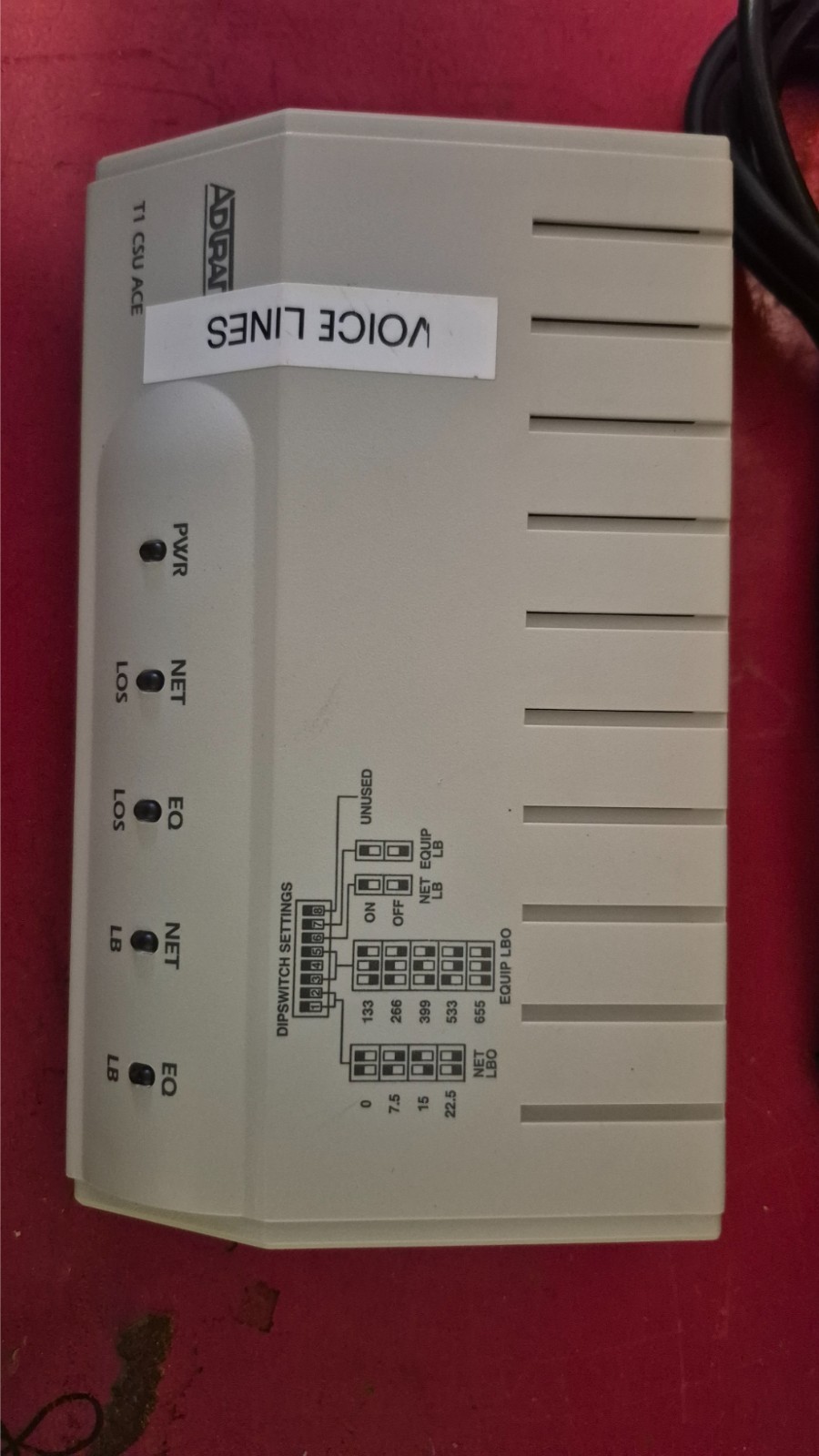 GENUINE ADTRAN NCT1UY3BAA T1 CSU ACE (2ND GEN) CHANNEL SERVICE UNIT 1202022L1