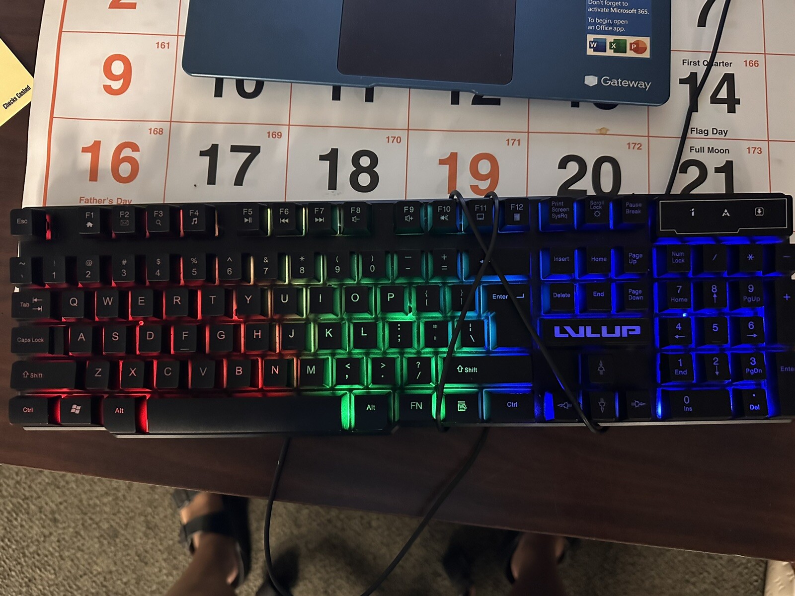 Vivitar Lulup Gaming Keyboard With LED Keys