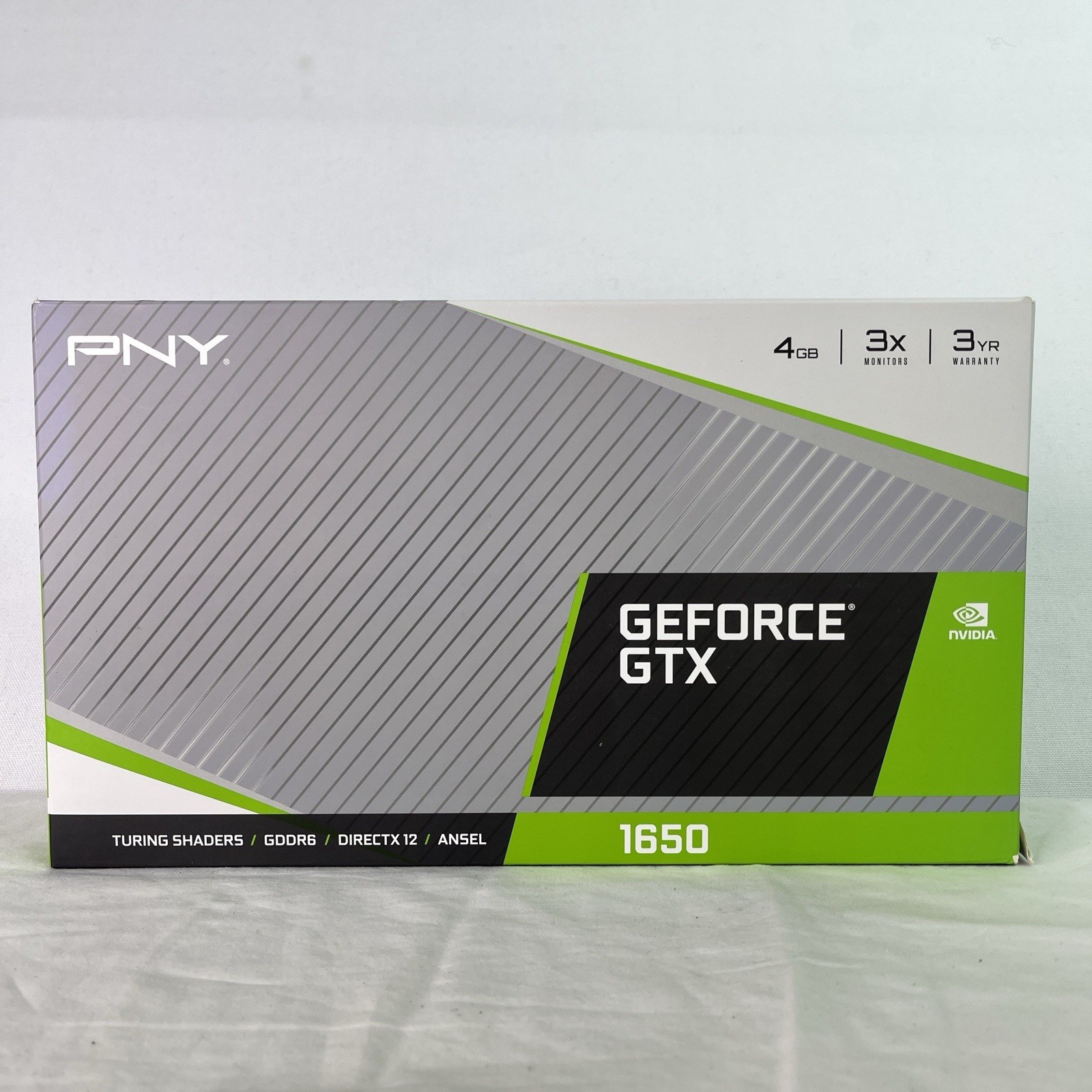 PNY NVIDIA GeForce GTX 1650 4GB GDDR6 Graphics Card GPU 4K 3x Monitor Support