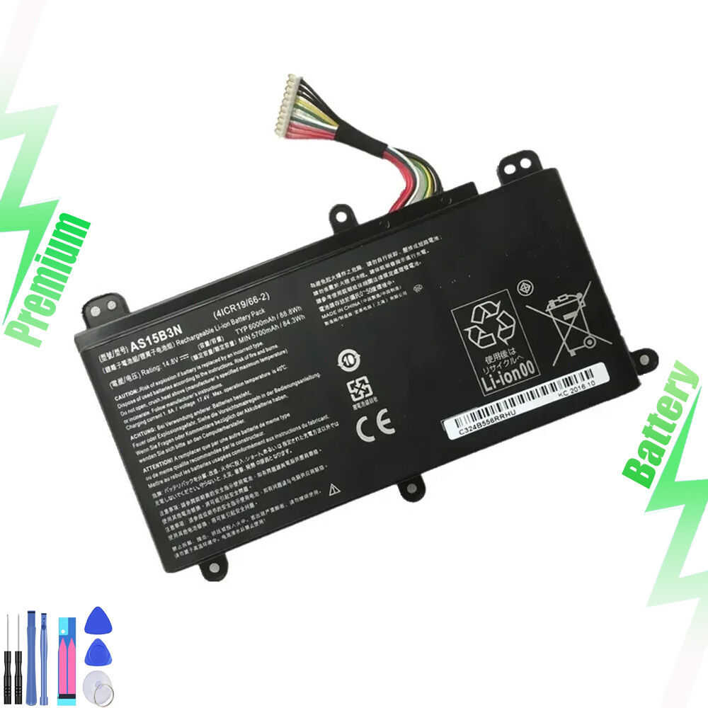 New AS15B3N Battery for Acer Predator 17 G9-791 G9-792 15 G9-591 G9-592G