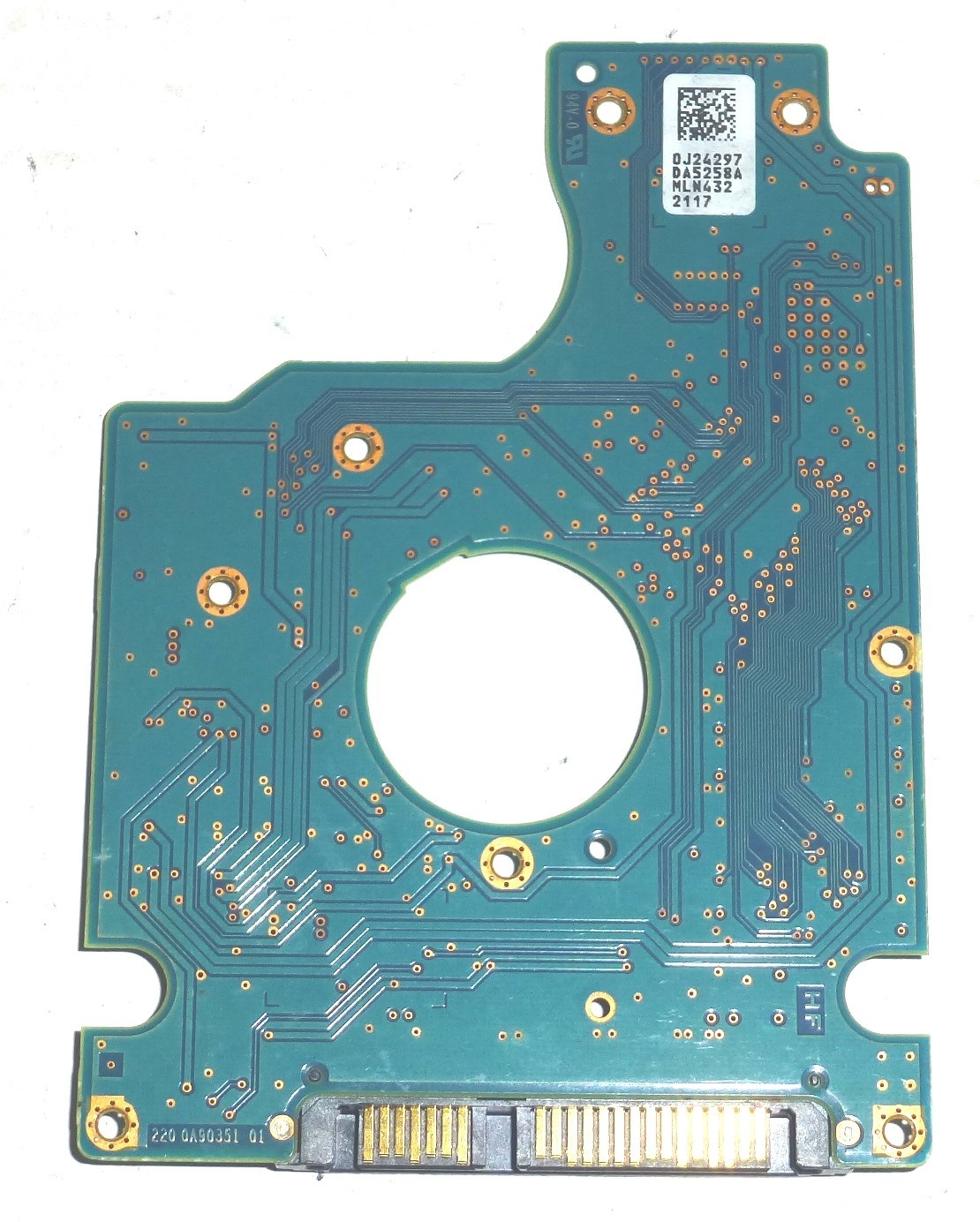 HGST HTS545050A7E680 500GB SATA PCB Board Only  0J24297 DA5258A