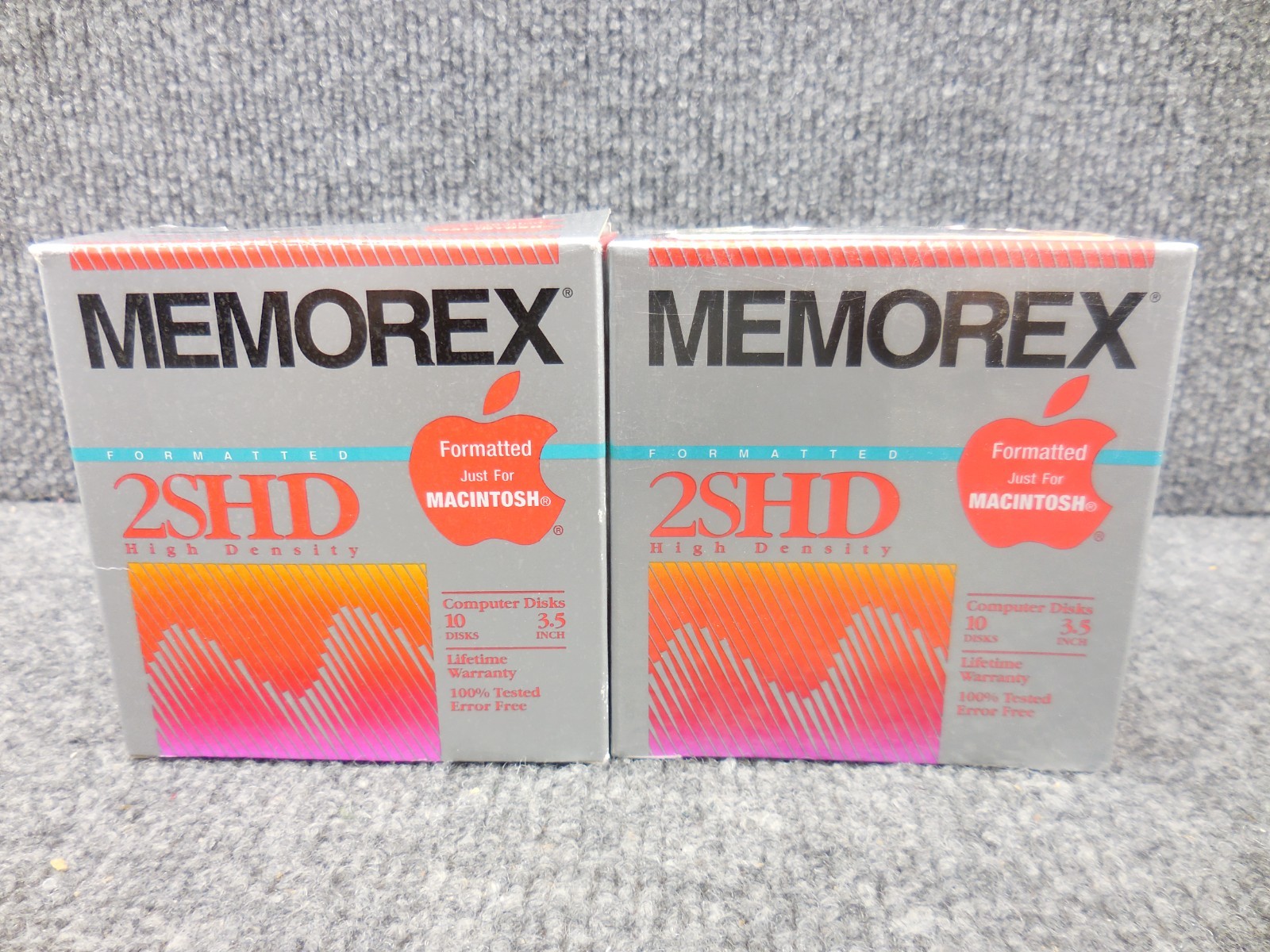 Vintage 1993 Memorex 2SHD Macintosh Disks 3.5" 18 Total Disks