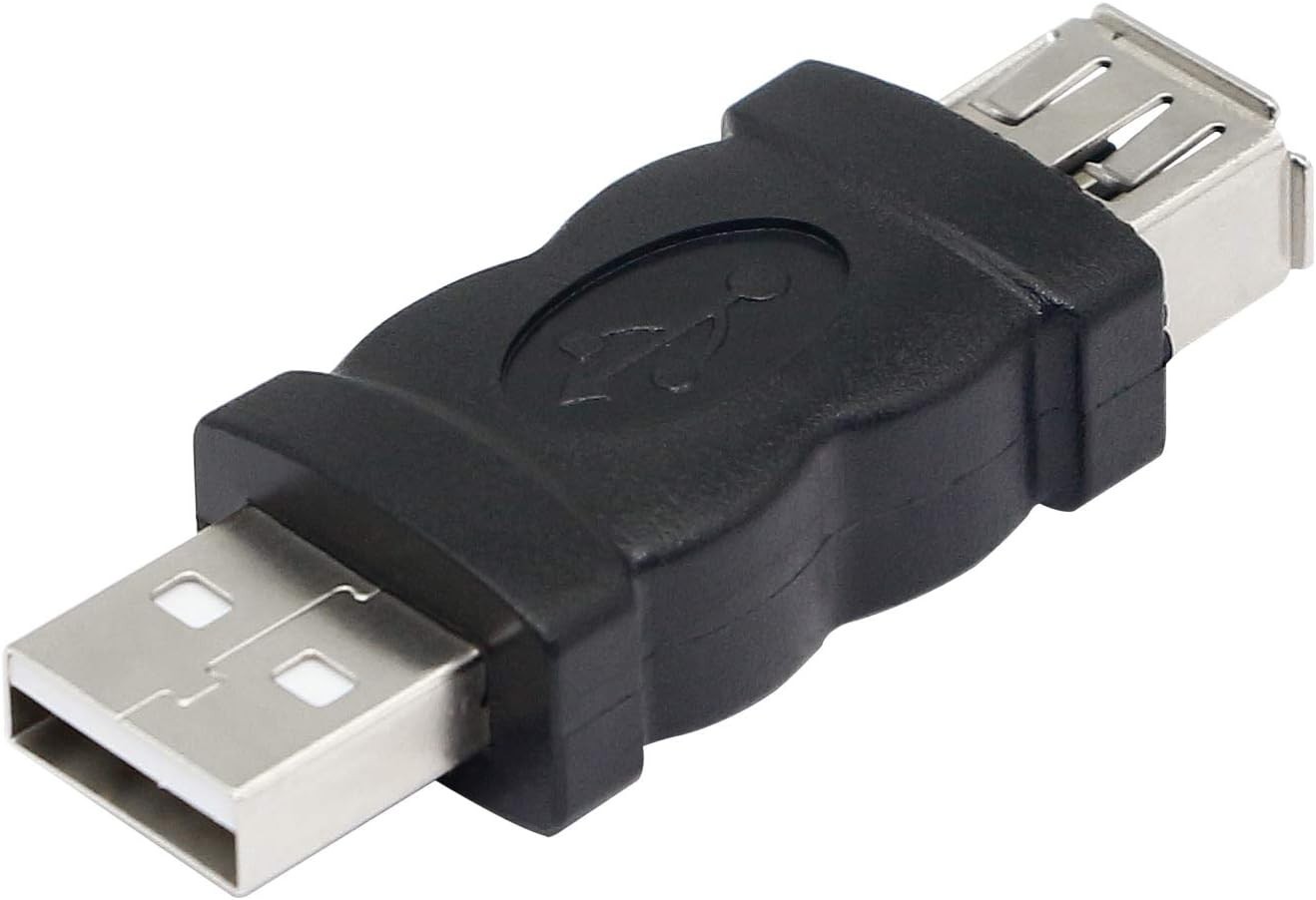 CERRXIAN Firewire IEEE 1394 6 Pin Female to USB Male Adapter Convertor black 