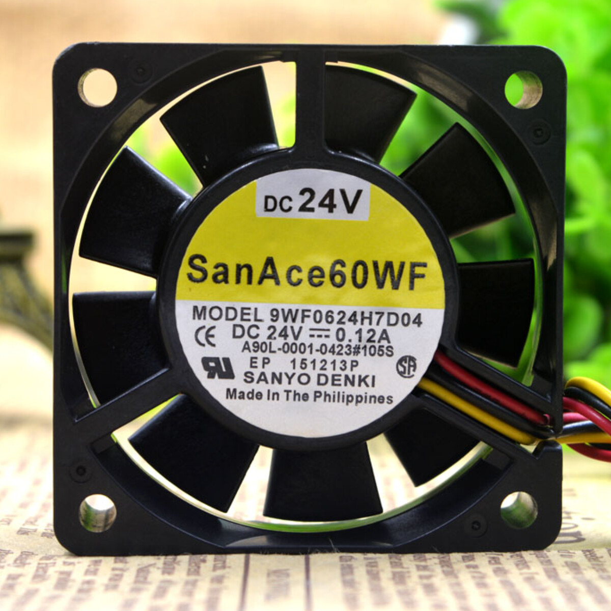 SANYO SAN ACE 9WF0624H7D04 6015 6cm 24v 0.12A Chassis Cooling Industrial Fan