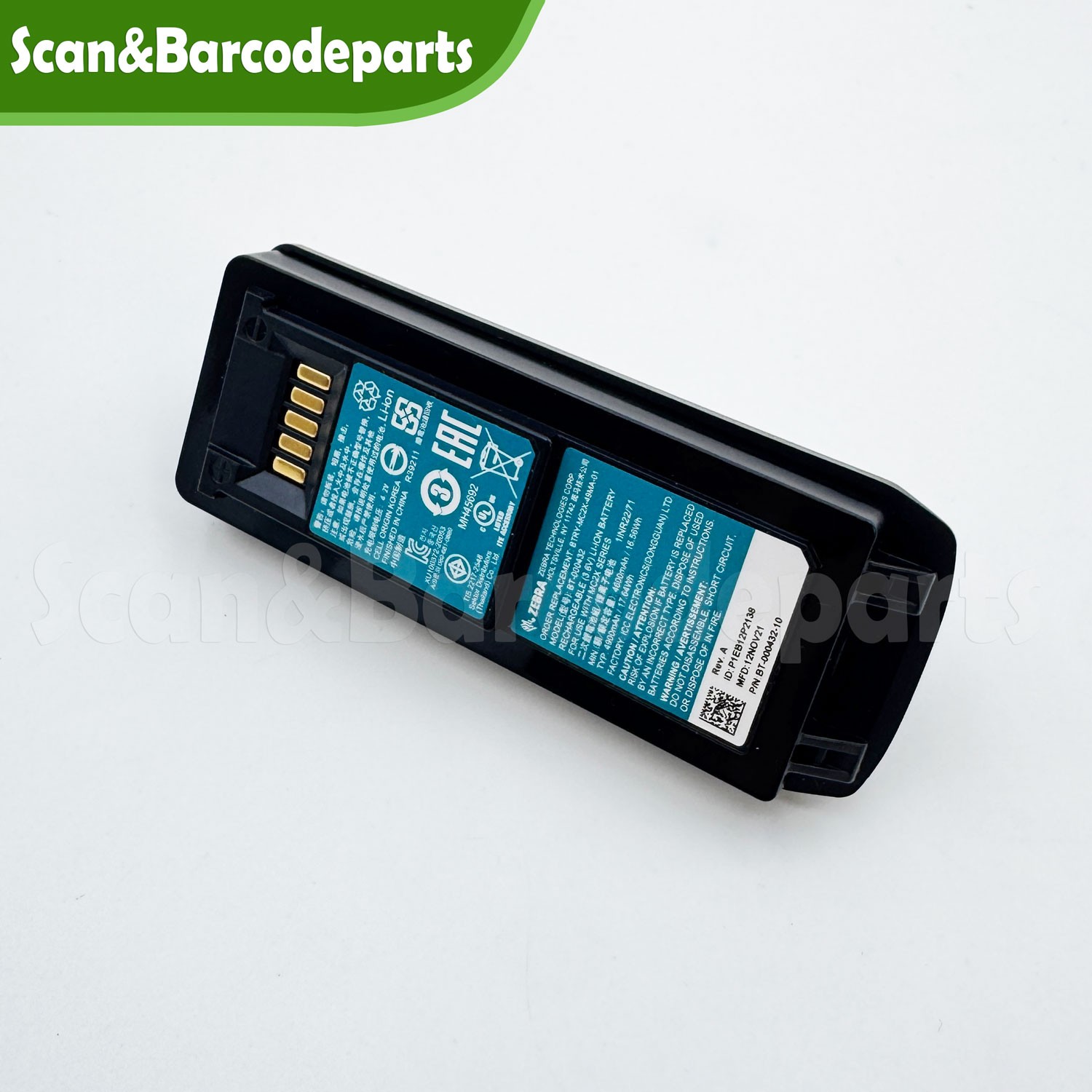 OEM New ZEBRA MC22 MC27 Battery BTRY-MC2X-49MA-01 BT-000432 4900mAh