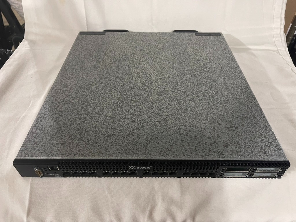QLogic SANbox 5202 16-Port Full Fabric 2GB Switch 5200 Dual PSU Factory Reset