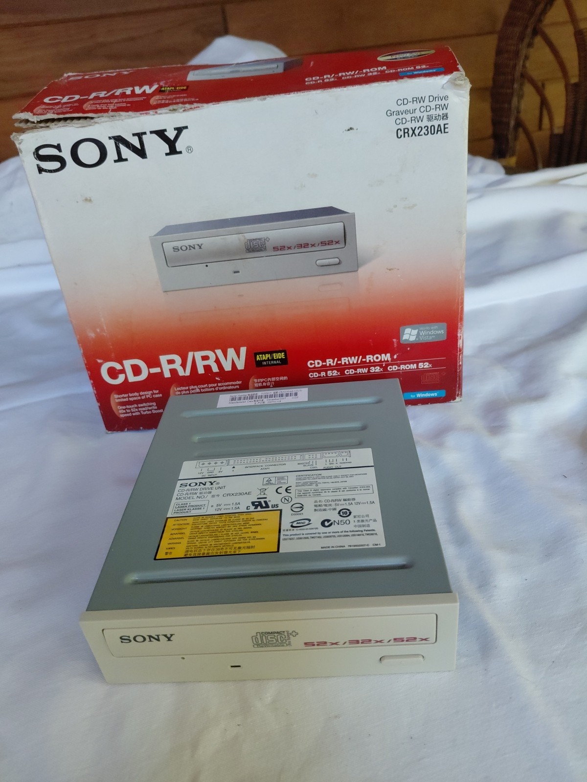 Sony CRX195A1 CD-R/RW Drive Unit CRX230AE New 