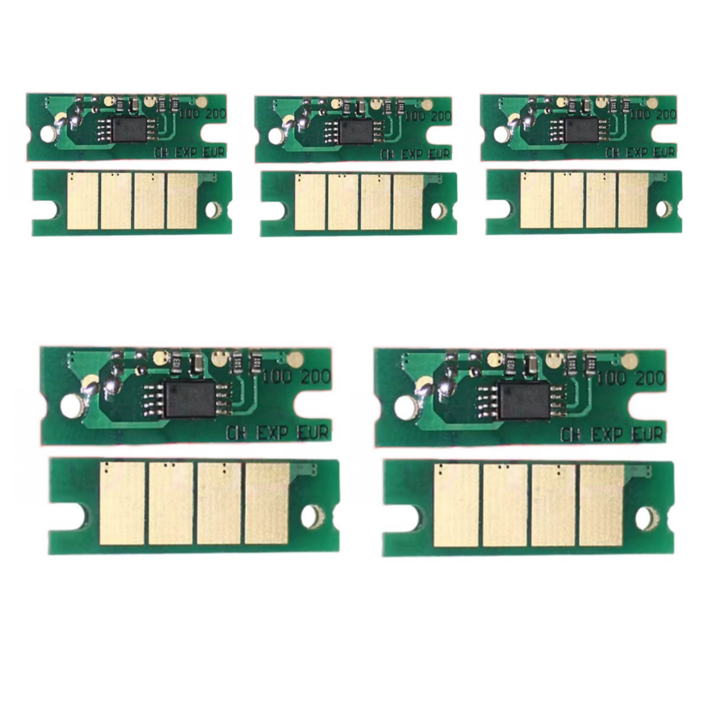 5x Toner Chip for Ricoh MP 401SPF, MP 402SPF, SP 4520DN (MP 401, 841886) Refil