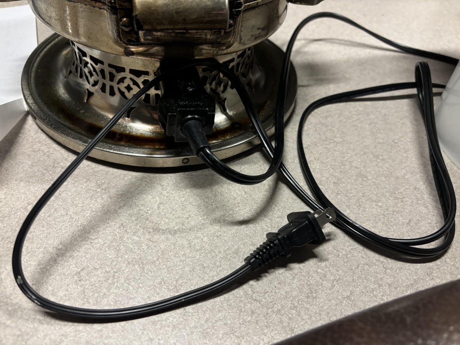6ft Replacement Power Cord 2-Pin 1/2in Spacing for Small Appliances NEW