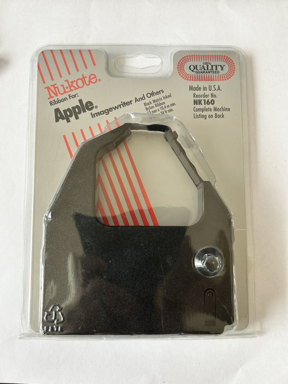 Nu-kote Okidata Microline 182, 192 Black Replacement Cartridge Ribbon NEW