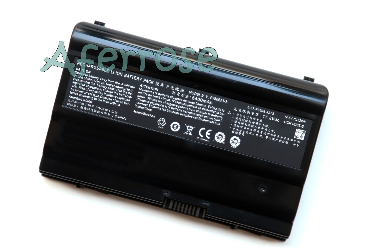 Genuine P750BAT-8 Battery for Clevo P750ZM P775DM P775TM1 P751DM P751ZM P771ZM