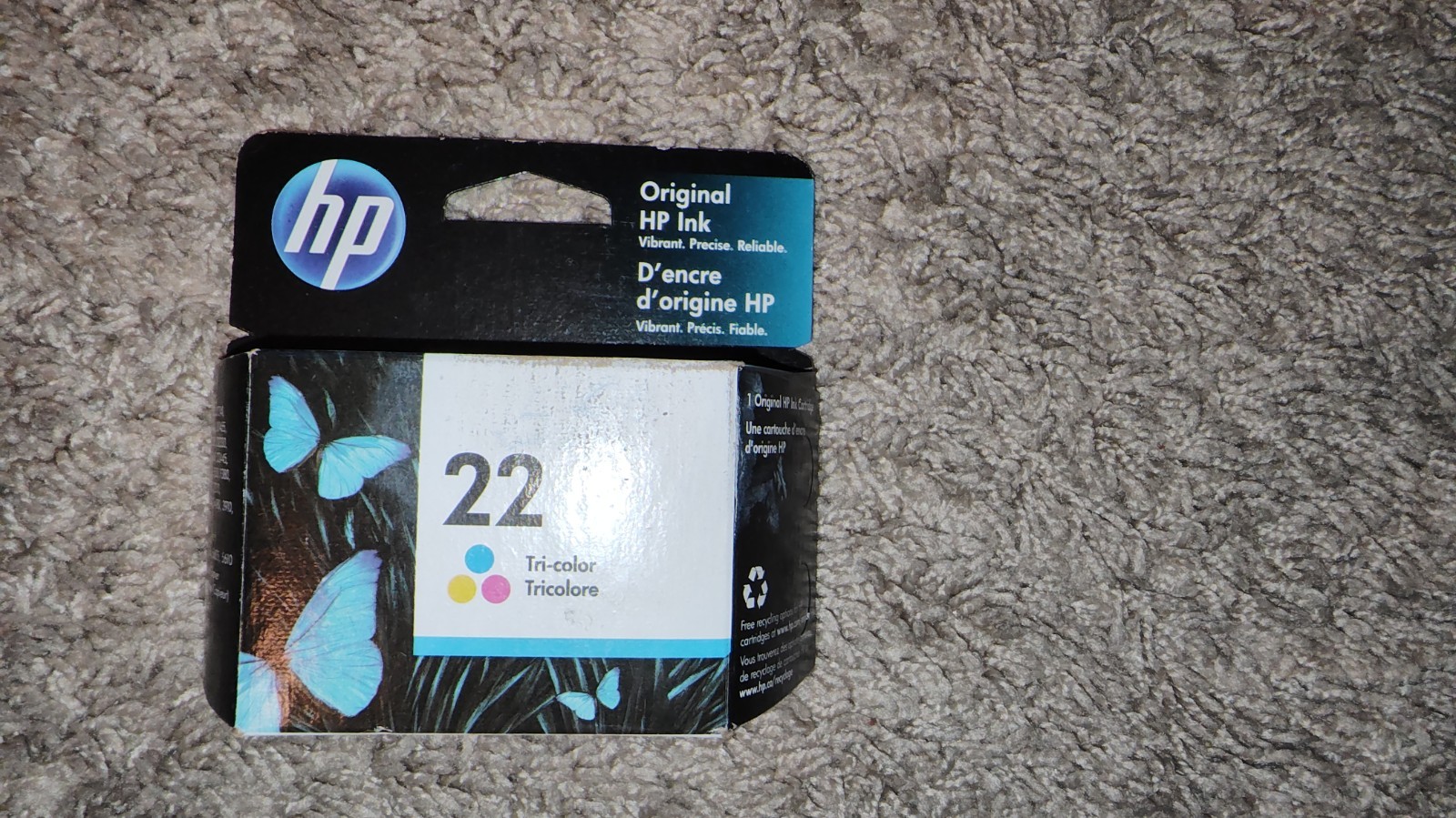 HP 22 (C9352A) TRICOLOR INK HP - DESKJET 3940 PRINTER" (EXP. 07/2022)