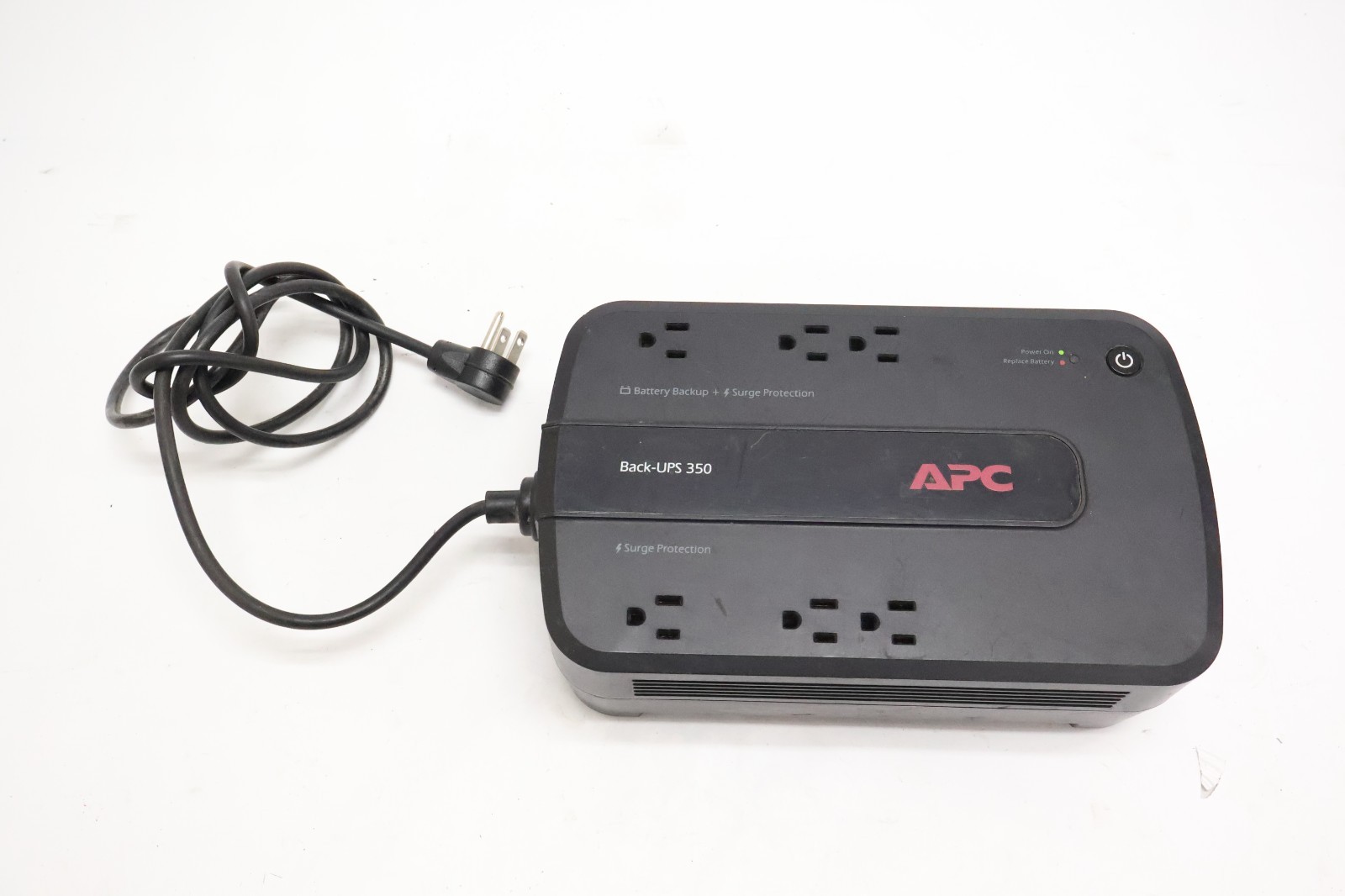 APC Back-UPS BE350G 350VA Uninterruptible Power Supply UPS No Battery