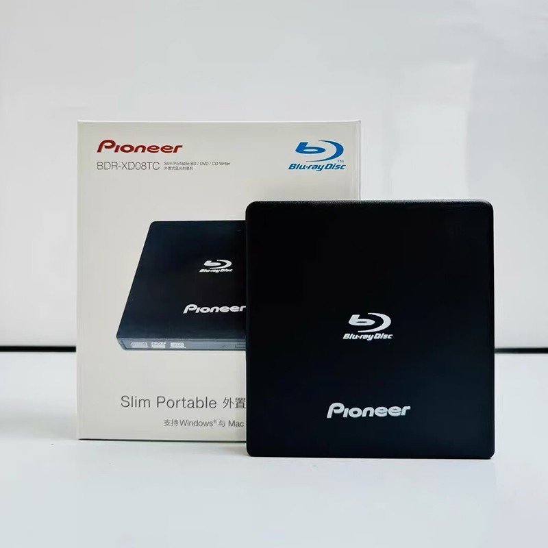 BDR-XD08TC USB3.0 Portable Blu-Ray Burner Multi System BD DVD CD Drive