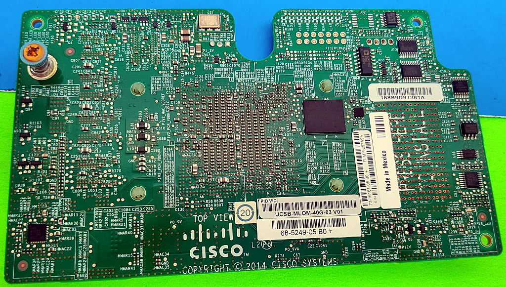 UCSB-MLOM-40G-03 CISCO UCS Blade Server LOM Virtual Interface Card 73-16181-05