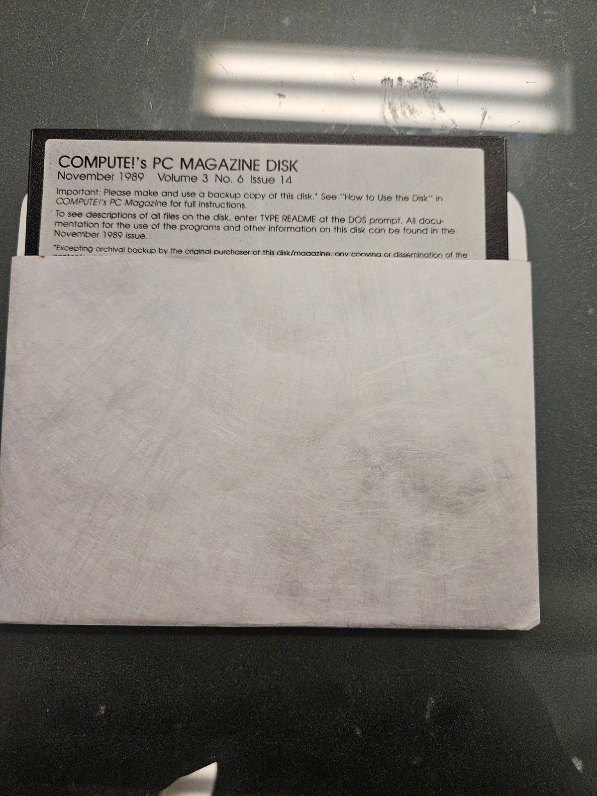 COMPUTE'S PC MAGAZINE DISK - November 1989 Volume 3 No. 6 Issue 14
