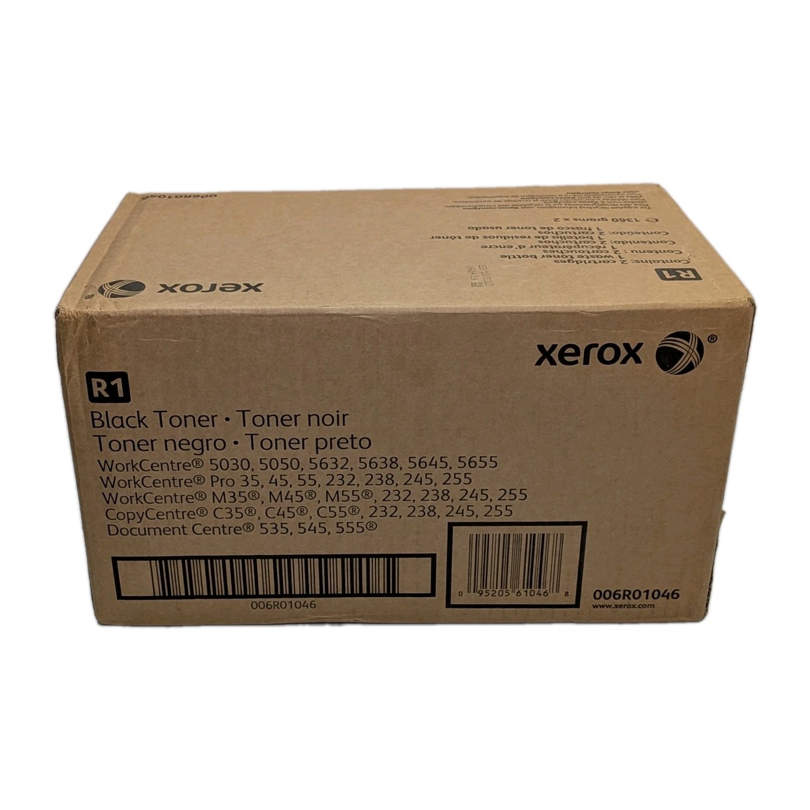 Genuine Xerox 006R01046 Black Toner WorkCentre 5655/5645 Brand New in Box Sealed