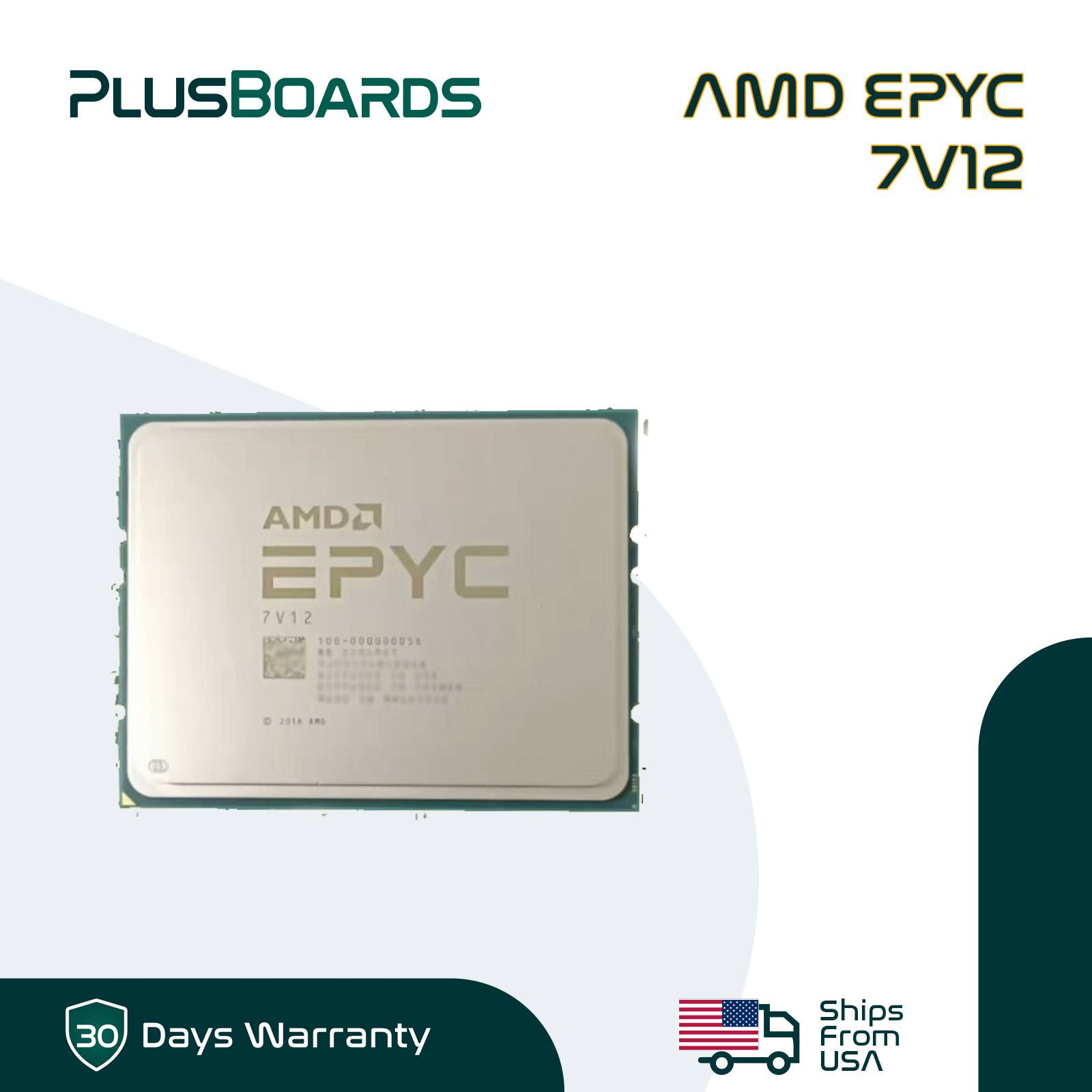 AMD EPYC Rome 7V12 64-Core 2.45 GHz 16MB SP3 Server CPU