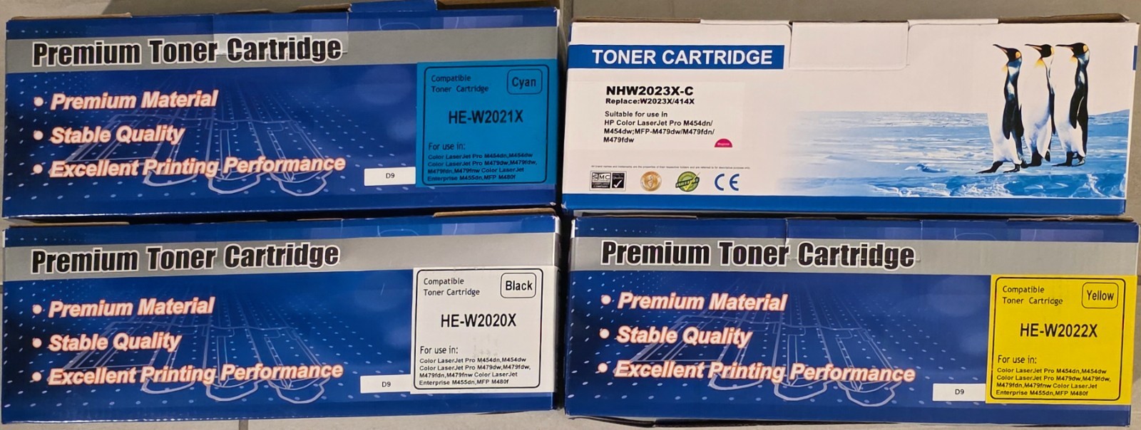 414X Compatible Toner Set 4PK HP 414X W2020X W2021X W2022X W2023X NEW