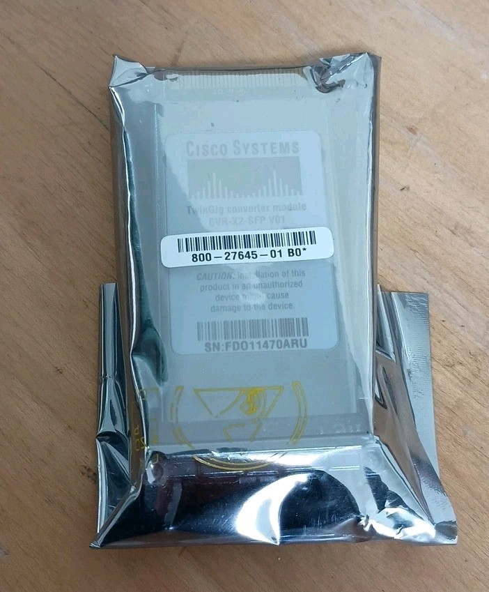 Cisco Systems TwinGig Converter Module CVR-X2-SFP V01 