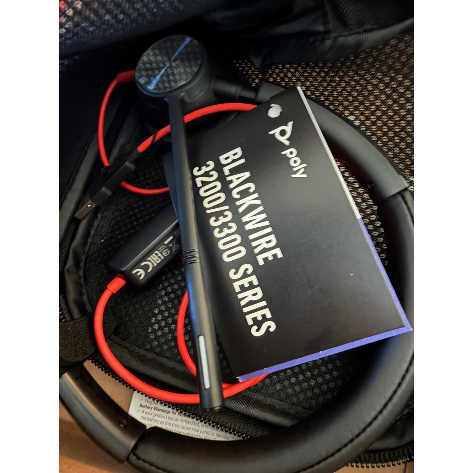 Poly Blackwire 3315 Wired Monaural Headset USB C Microsoft Teams BW3315M 8X218AA