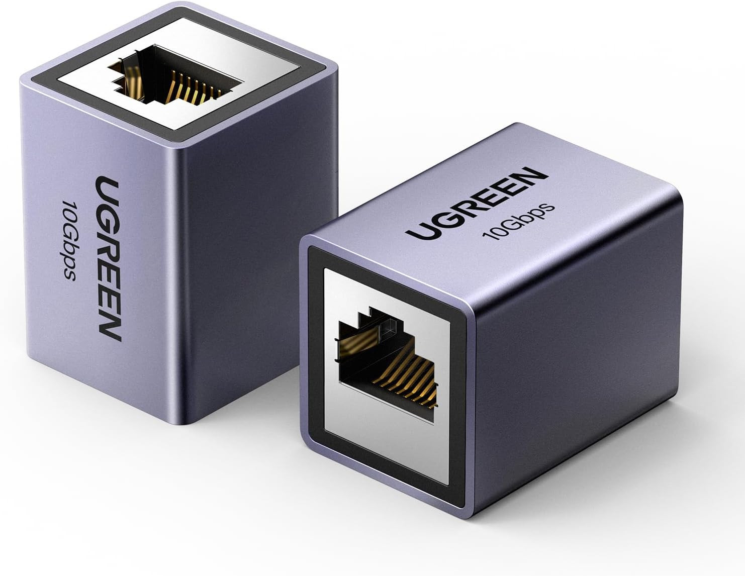 UGREEN Ethernet Coupler 10Gbps, Aluminum Alloy Shell, Space Grey