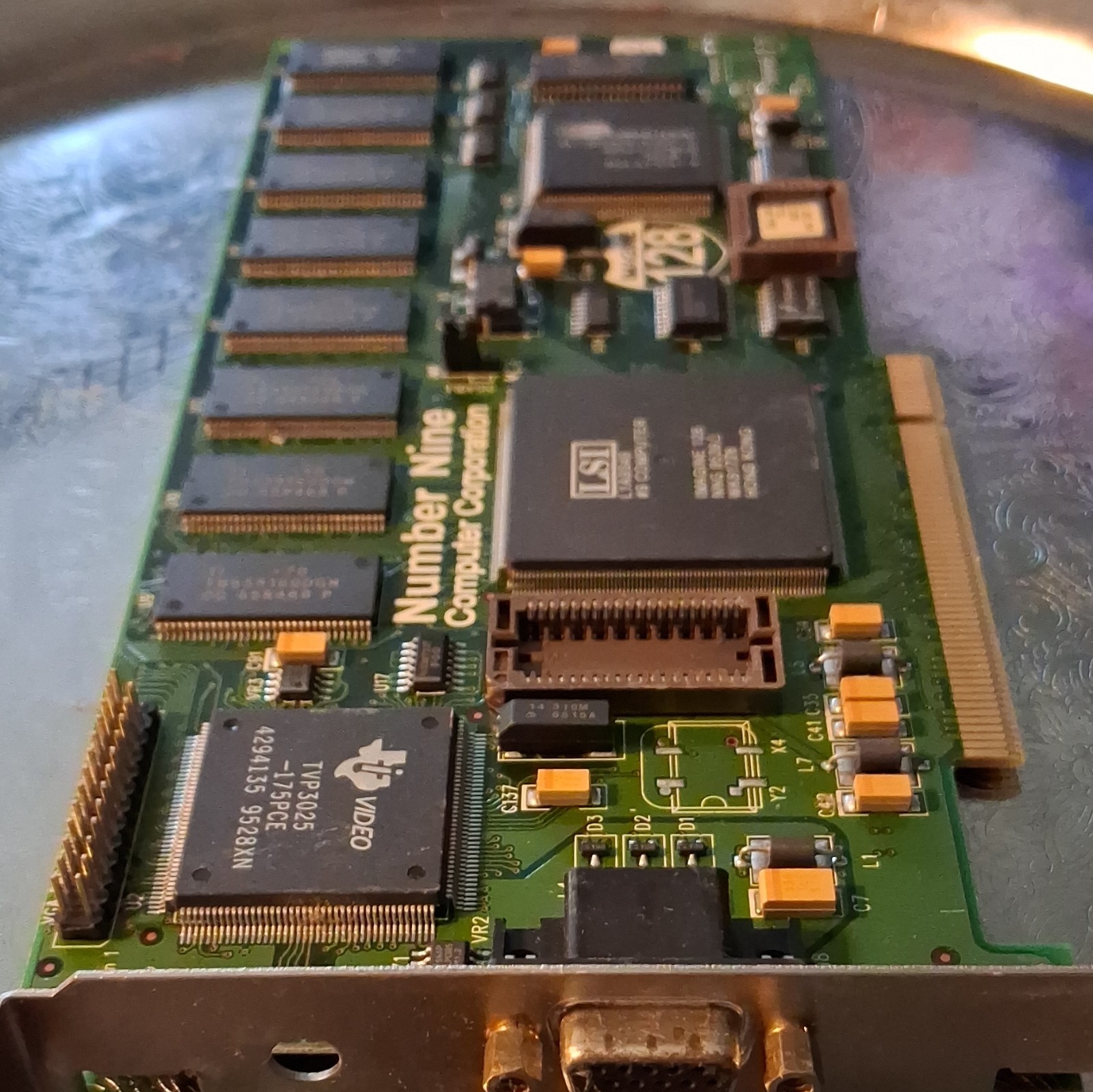 Number Nine Cirrus Logic CL-GD5424 PCI VGA Graphics Card Multi-Monitor